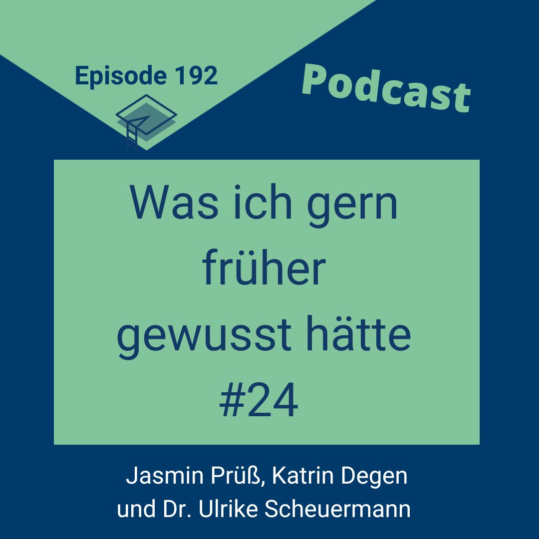 192_Was ich gern früher gewusst hätte #24