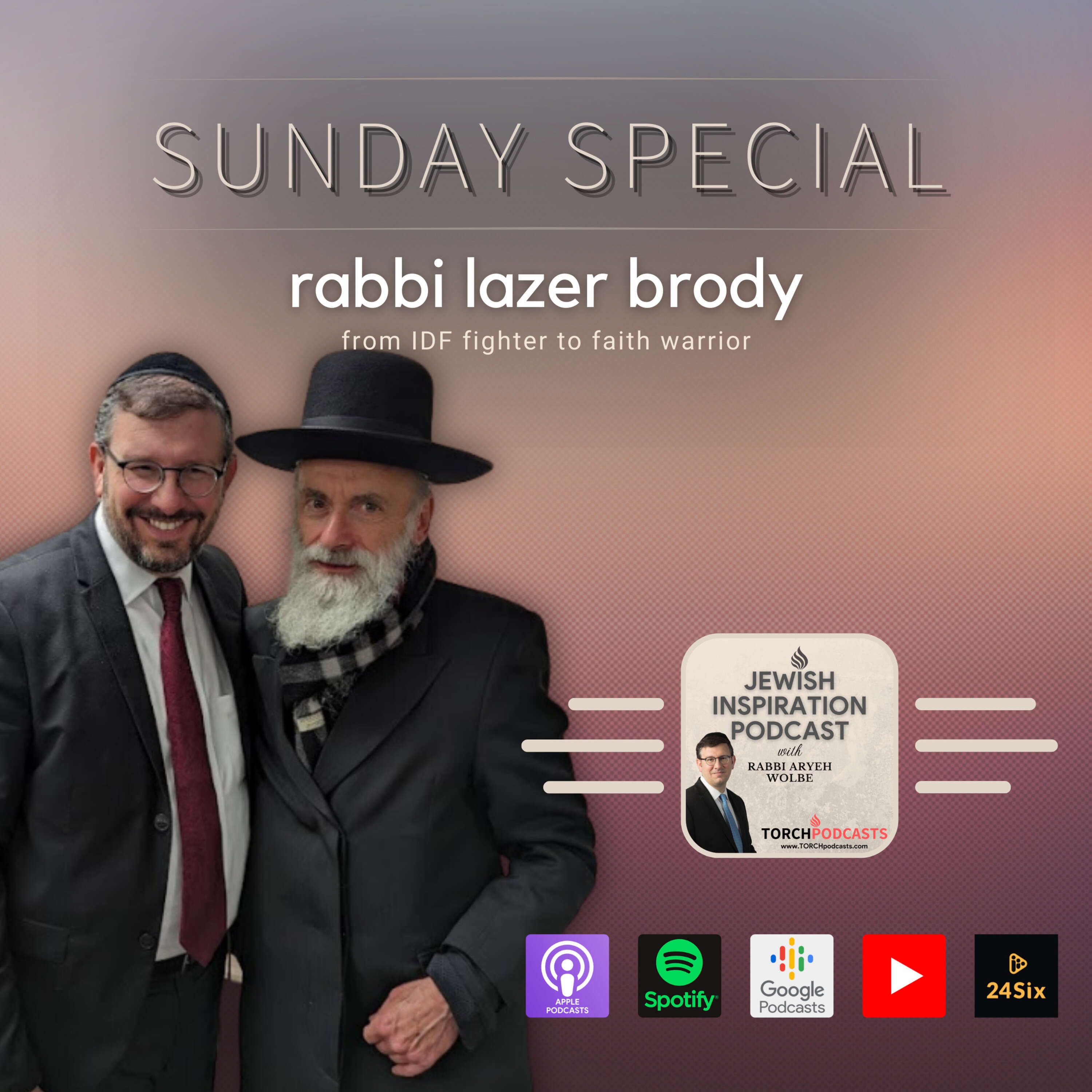 ⁣Sunday Special with Rabbi Lazer Brody