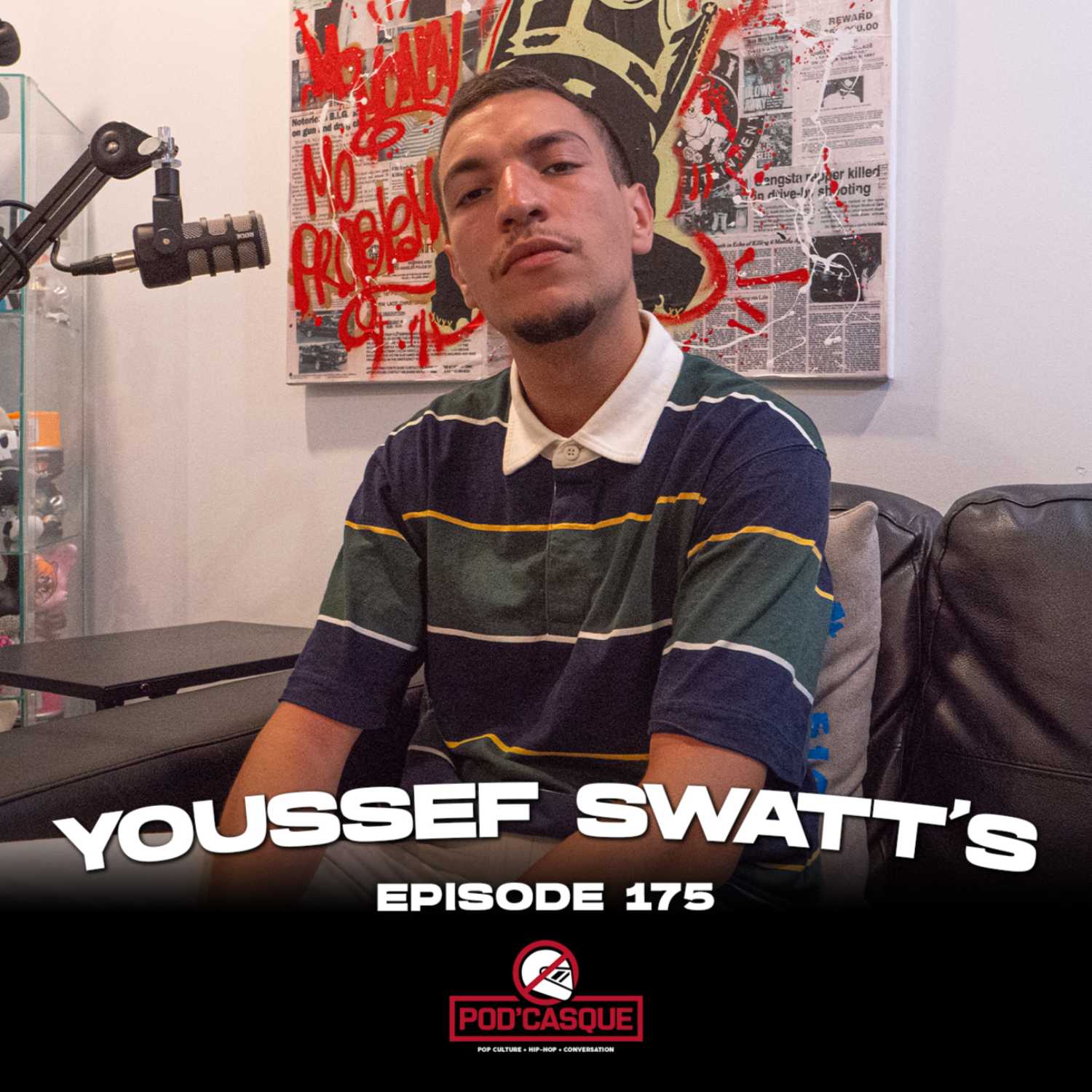 Youssef Swatt's: Scene rap en Belgique, Montreal, Contrat & Label, Albums, et + | Pod'Casque 175