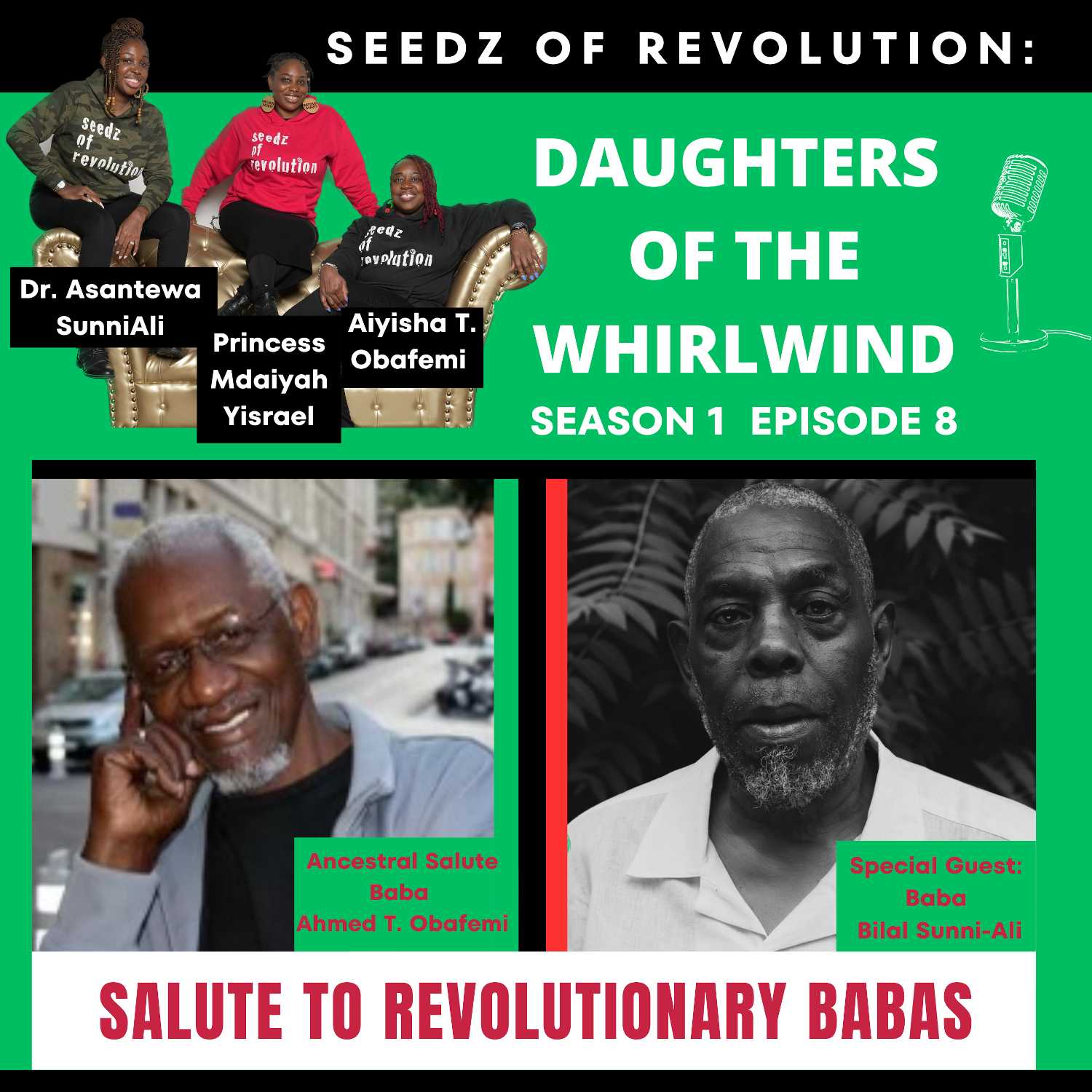 ⁣Salute to Revolutionary Babas w/ Bilal Sunni-Ali and an ancestral Salute to Ahmed Obafemi