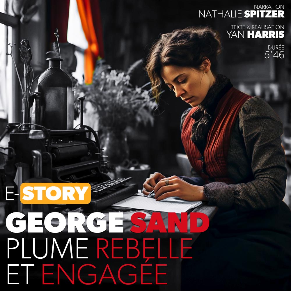 ⁣GEORGE SAND : Plume Rebelle et Engagée