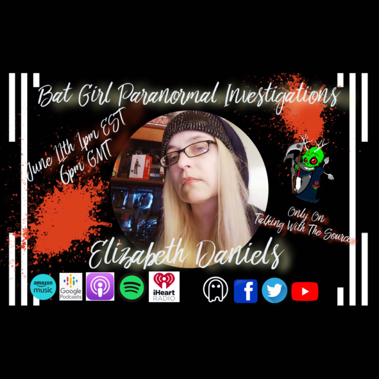 Elizabeth Daniels From Bat Girl Paranormal Investigations And Her Teams Medium!