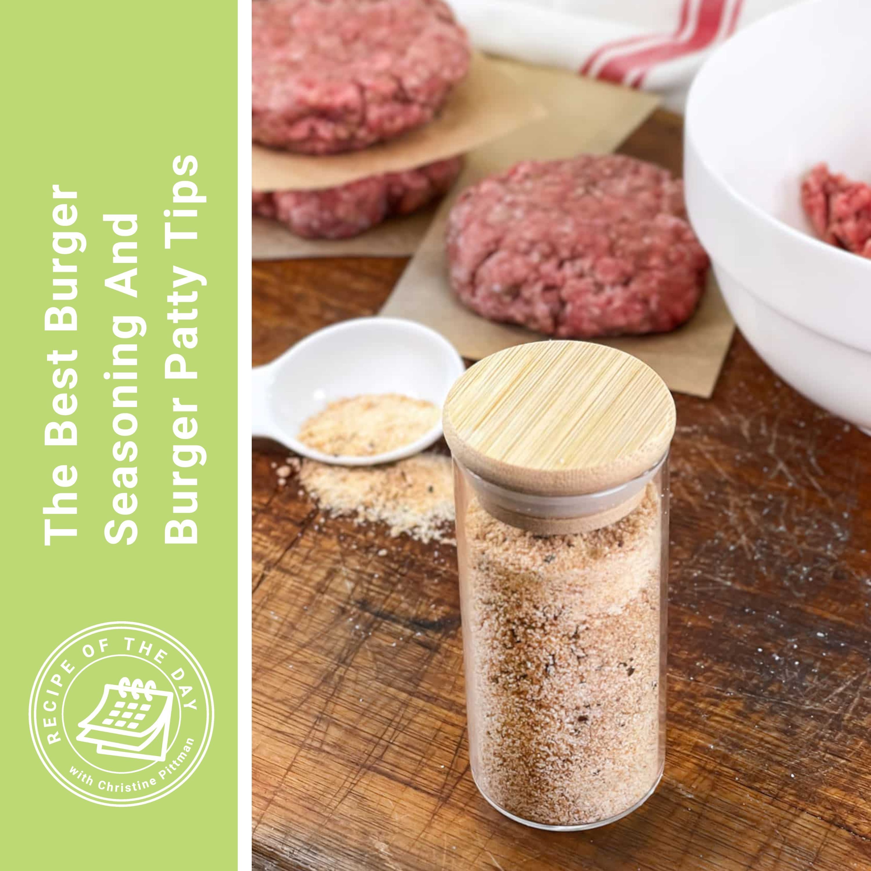 ⁣The Best Burger Seasoning and Burger Patty Tips