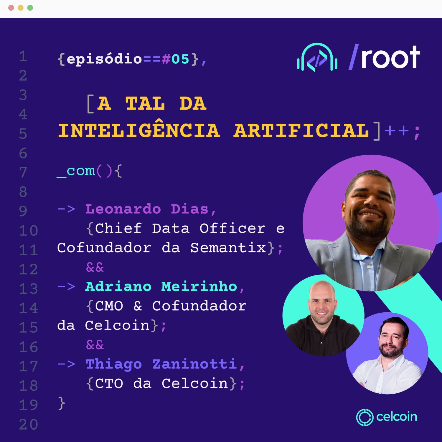 ⁣/root - A Tal da Inteligência Artificial | Adriano Meirinho, Thiago Zaninotti e Leonardo Dias