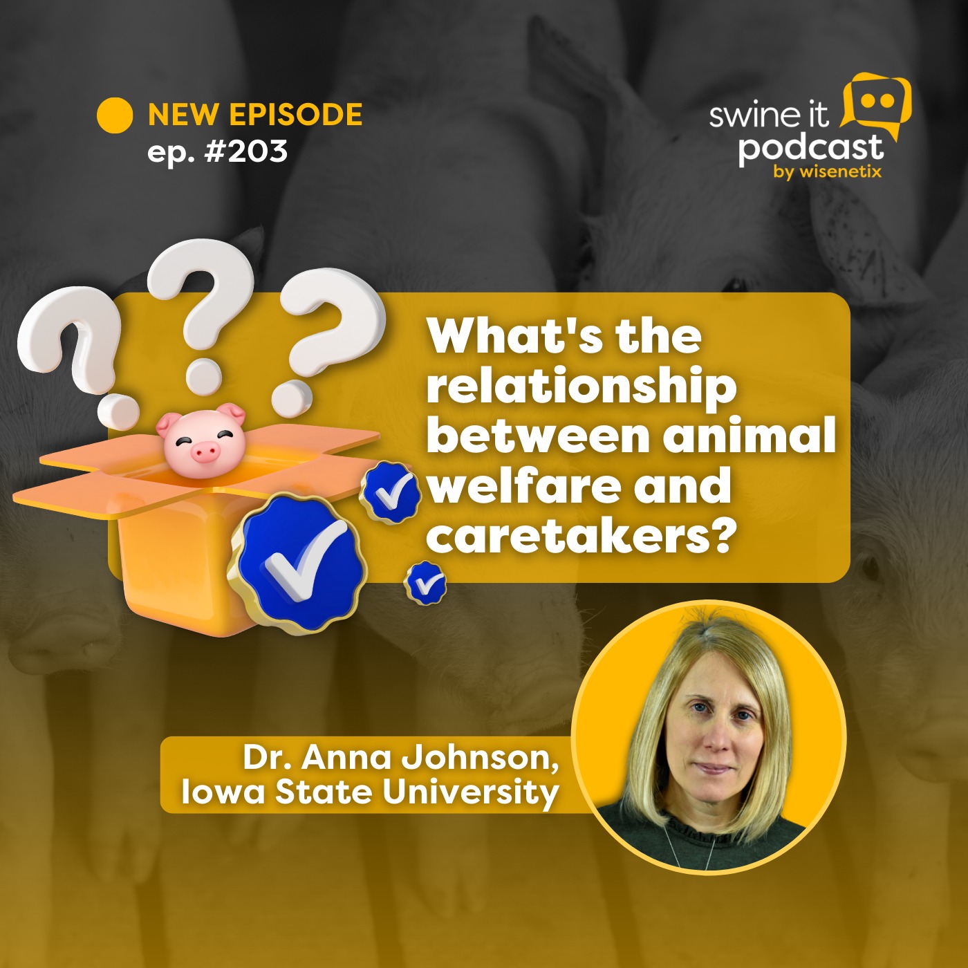 #203 - What's the relationship between animal welfare and caretakers? - Dr. Anna Johnson