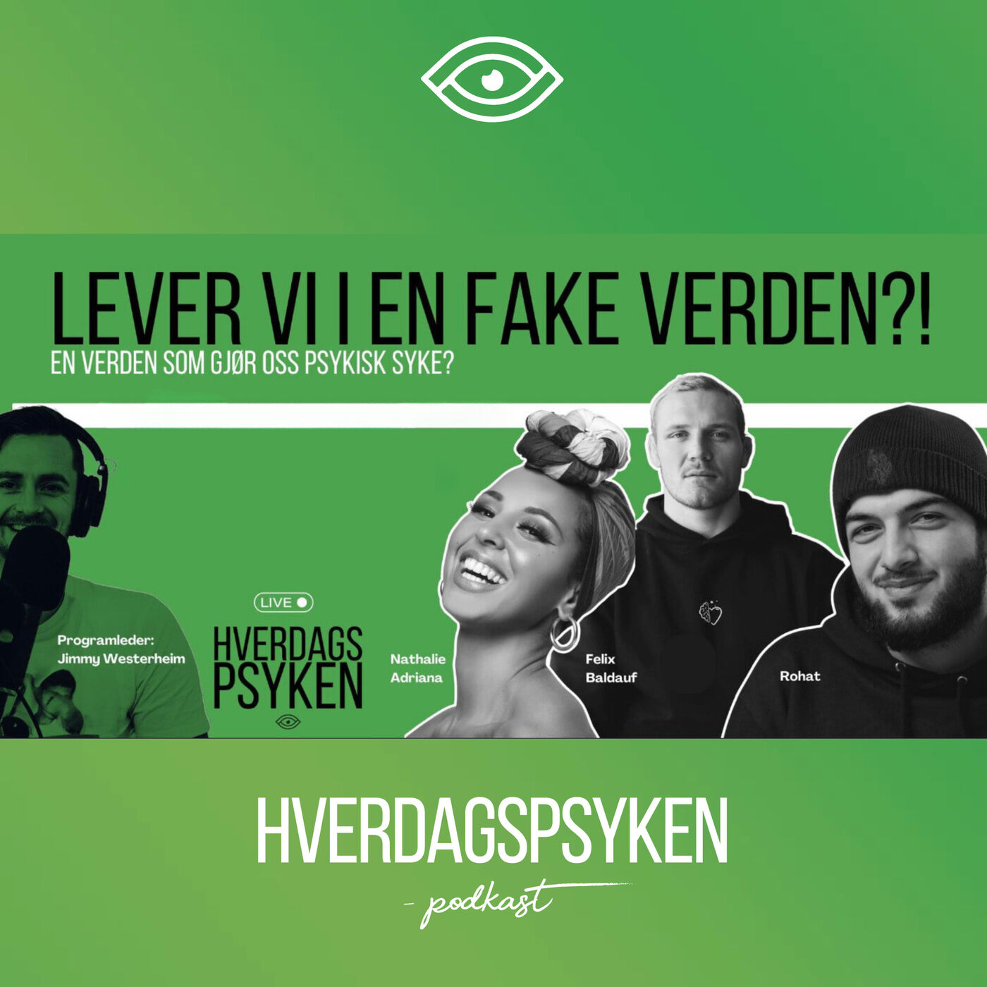 ⁣HP live - Lever vi i en fake verden? med/ Felix Baldauf, Rohat og Nathalie Adriana