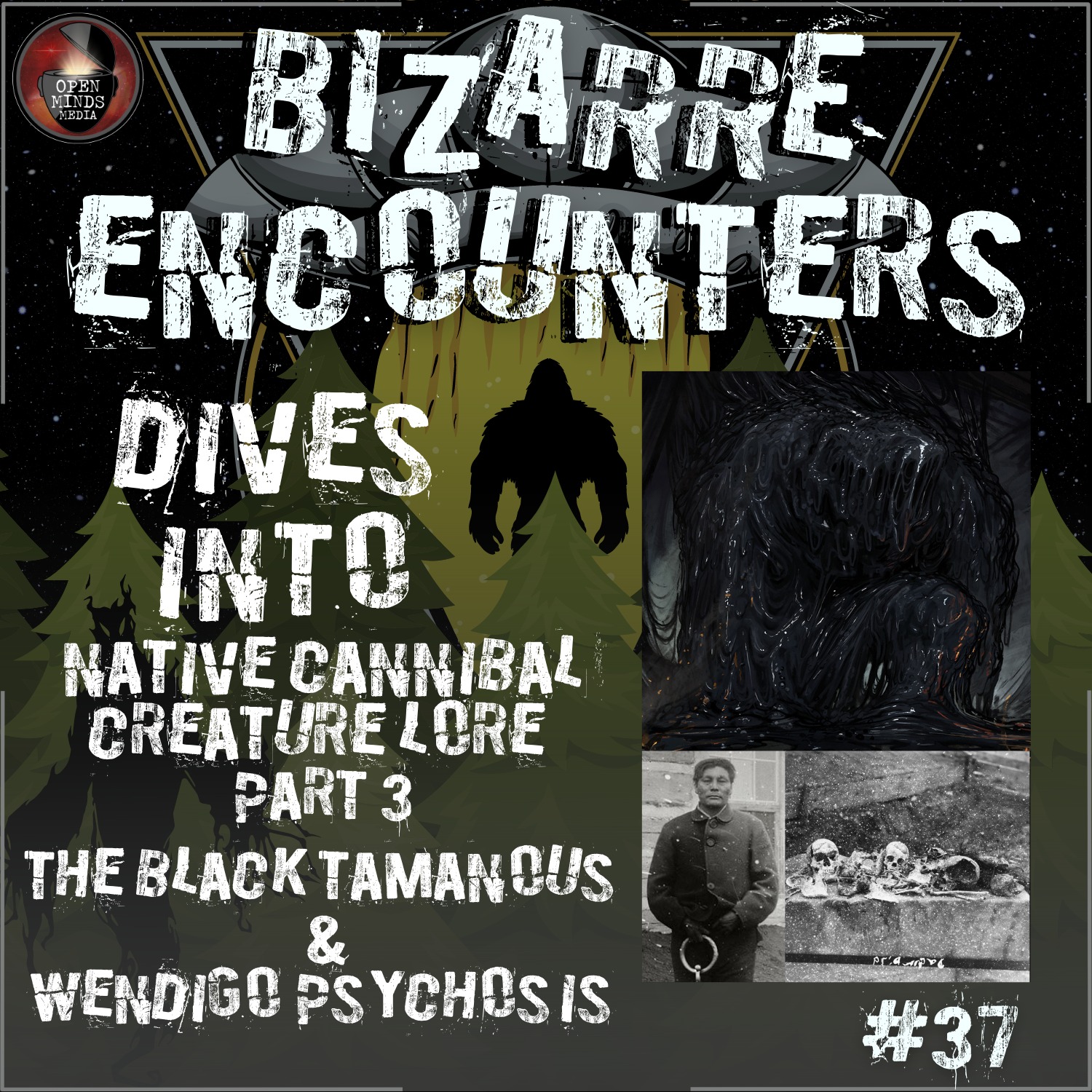 ⁣#37 Native Cannibal Creature Lore Part 3: The Black Tamanous & Wendigo Psychosis