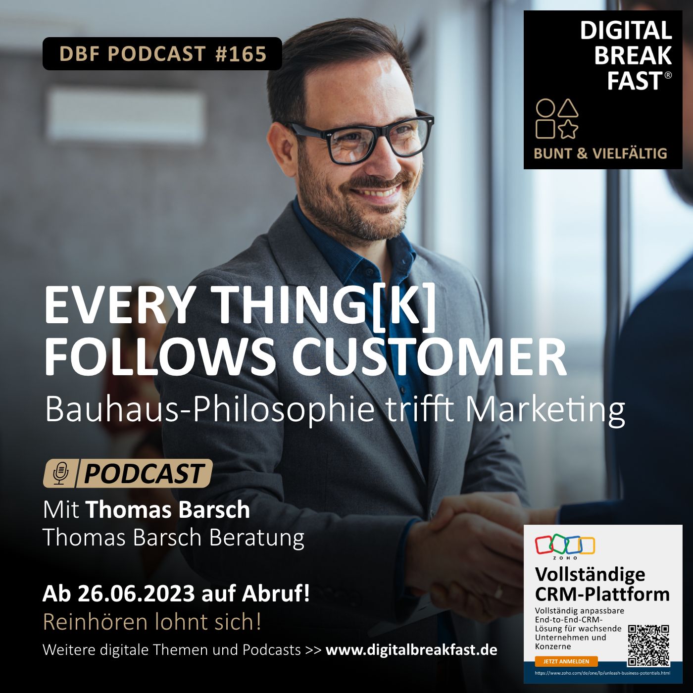 ⁣EP 165 I Every thing[k] follows Customer. Bauhaus-Philosophie trifft Marketing