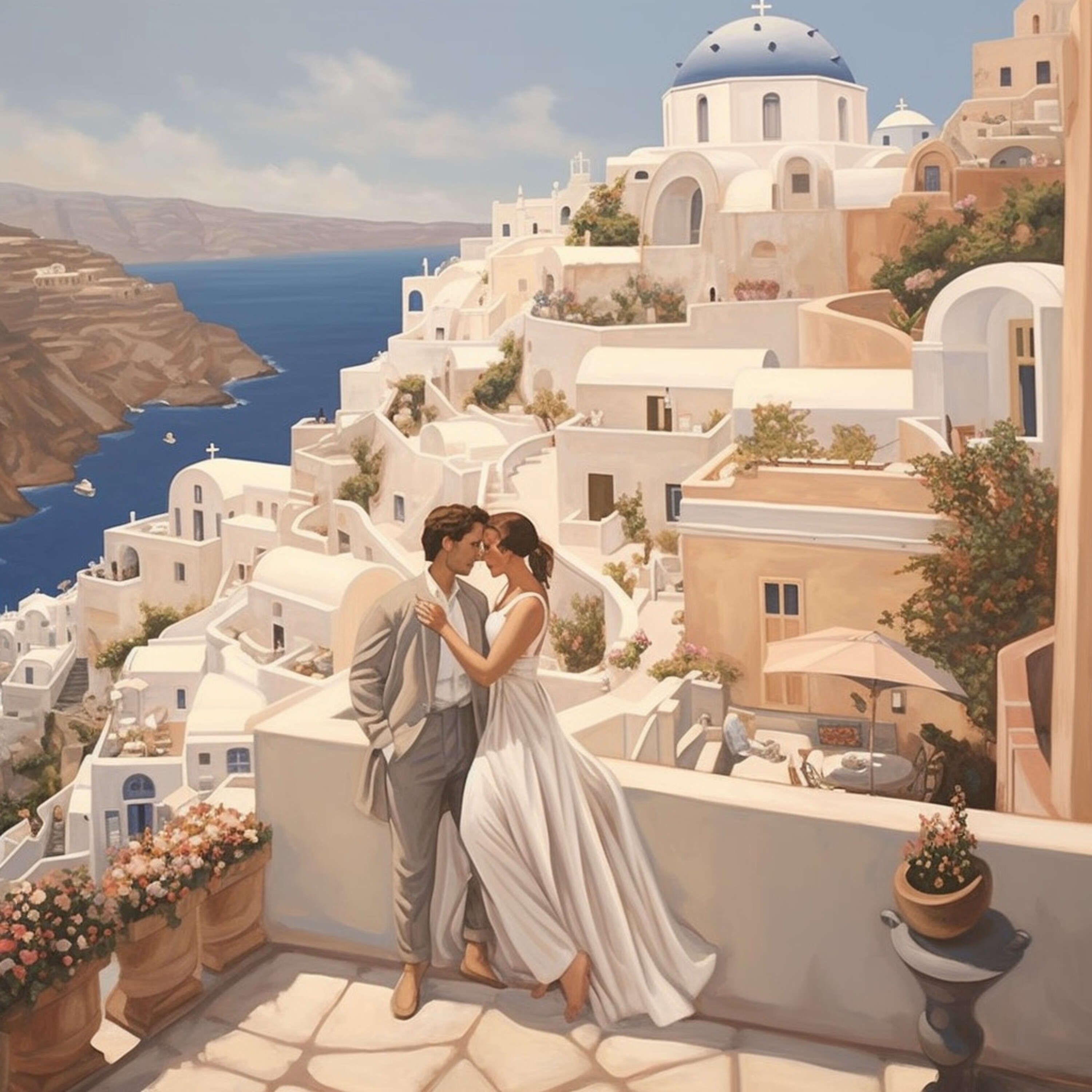 Love in Santorini