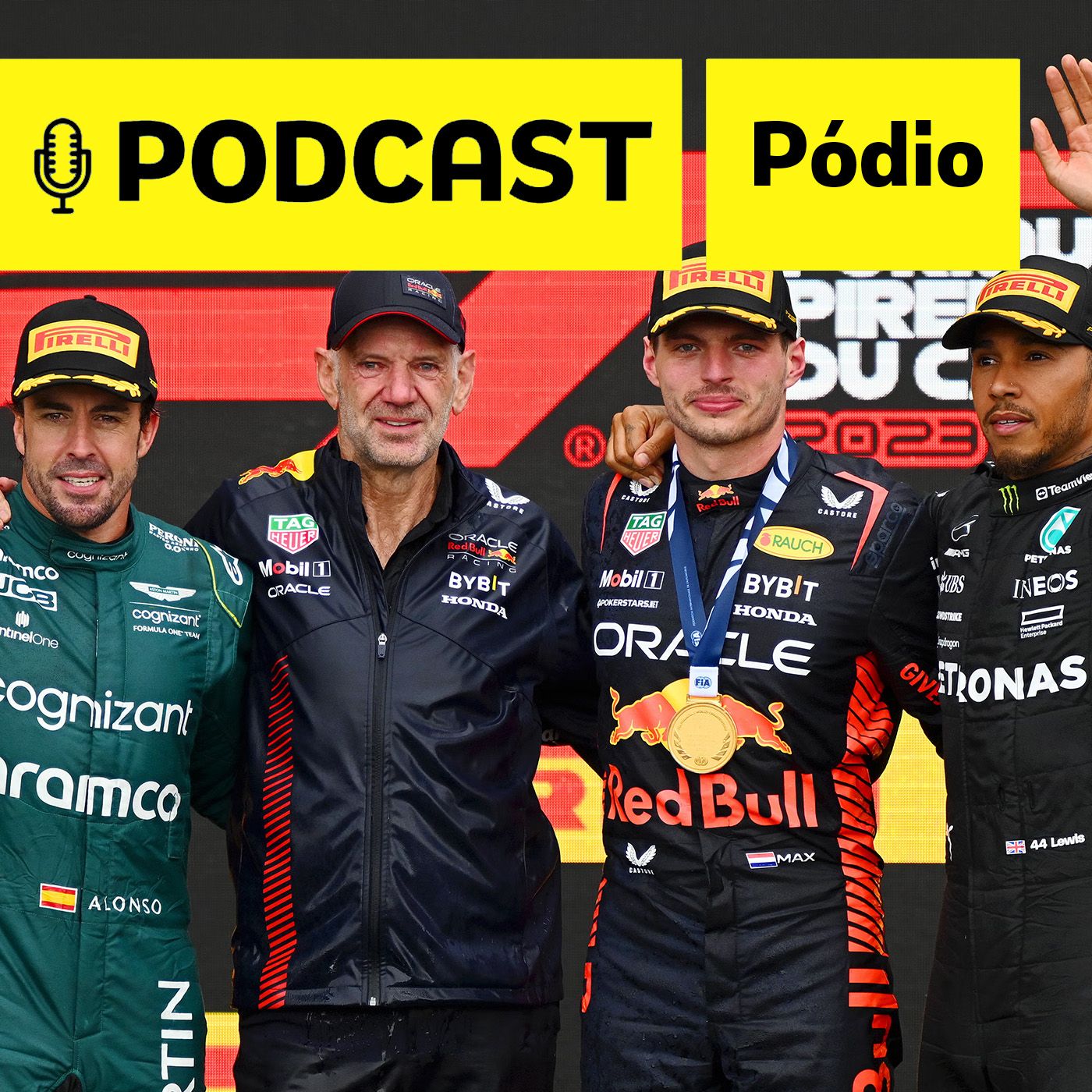 Podcast Pódio - Verstappen vence no Canadá e se iguala a Senna! Alonso bate Hamilton e é 2º, Ferrari reage