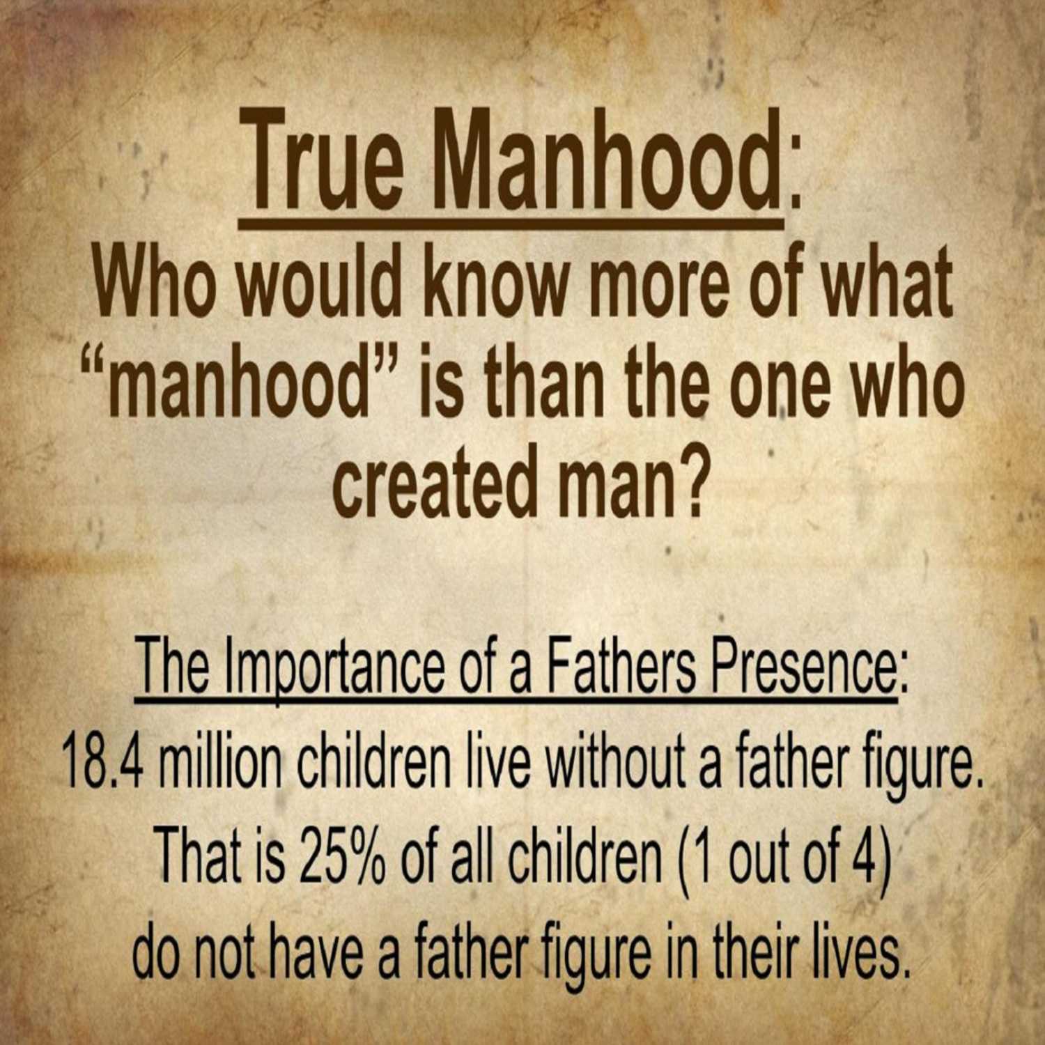 True Manhood