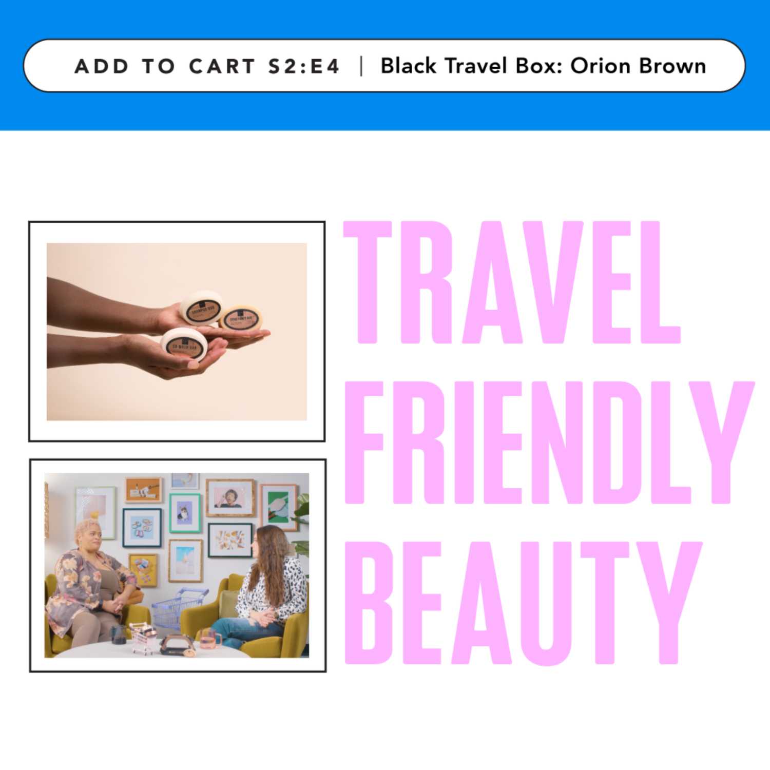 Orion Brown: Black Travel Box