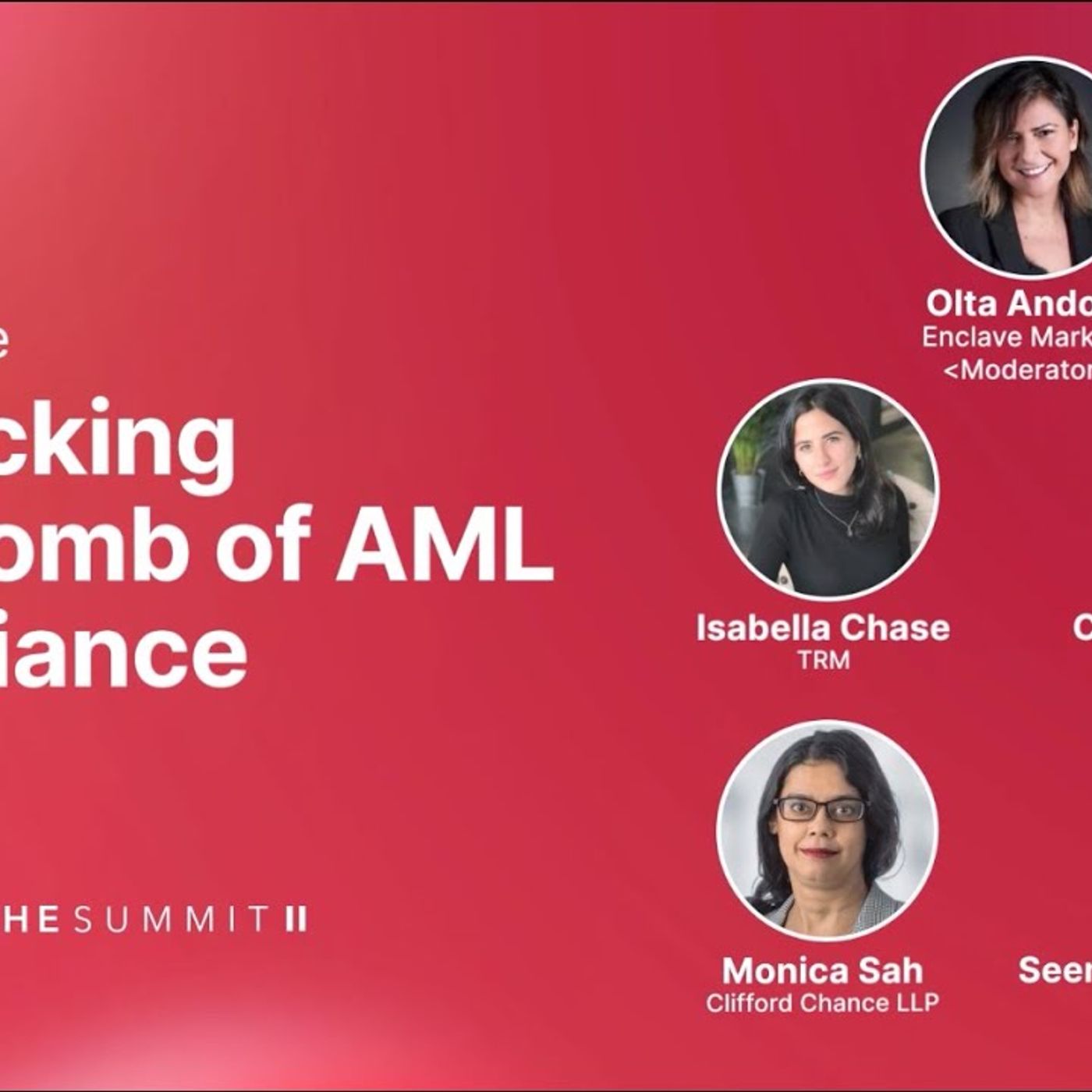 ⁣The Ticking Time bomb of AML Compliance I Avalanche Summit II