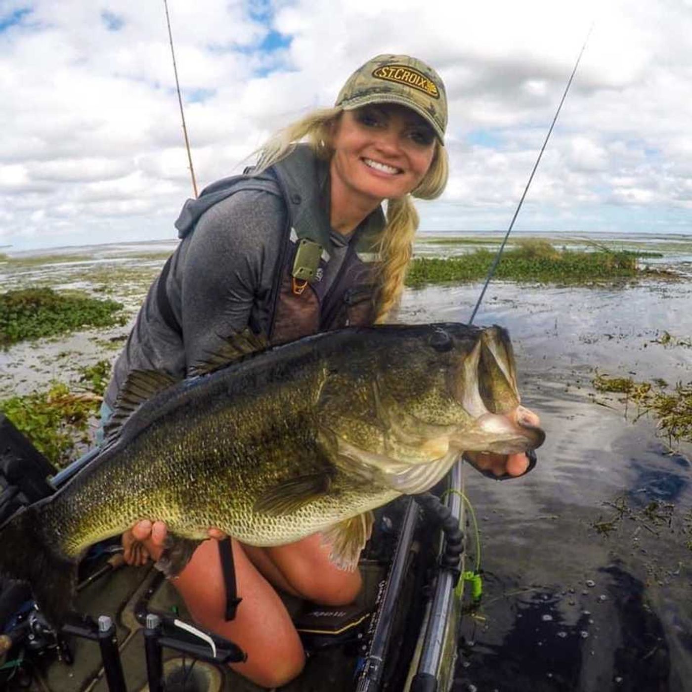 ⁣Kayak Fishing with Kristine Fischer