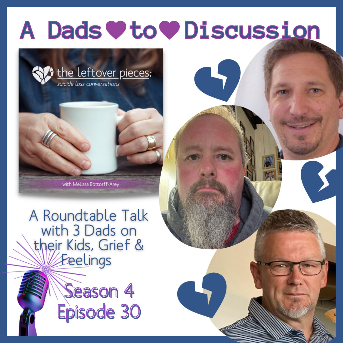 A Dads Roundtable Discussion; Three Dads talk Grief, Loss & Feelings