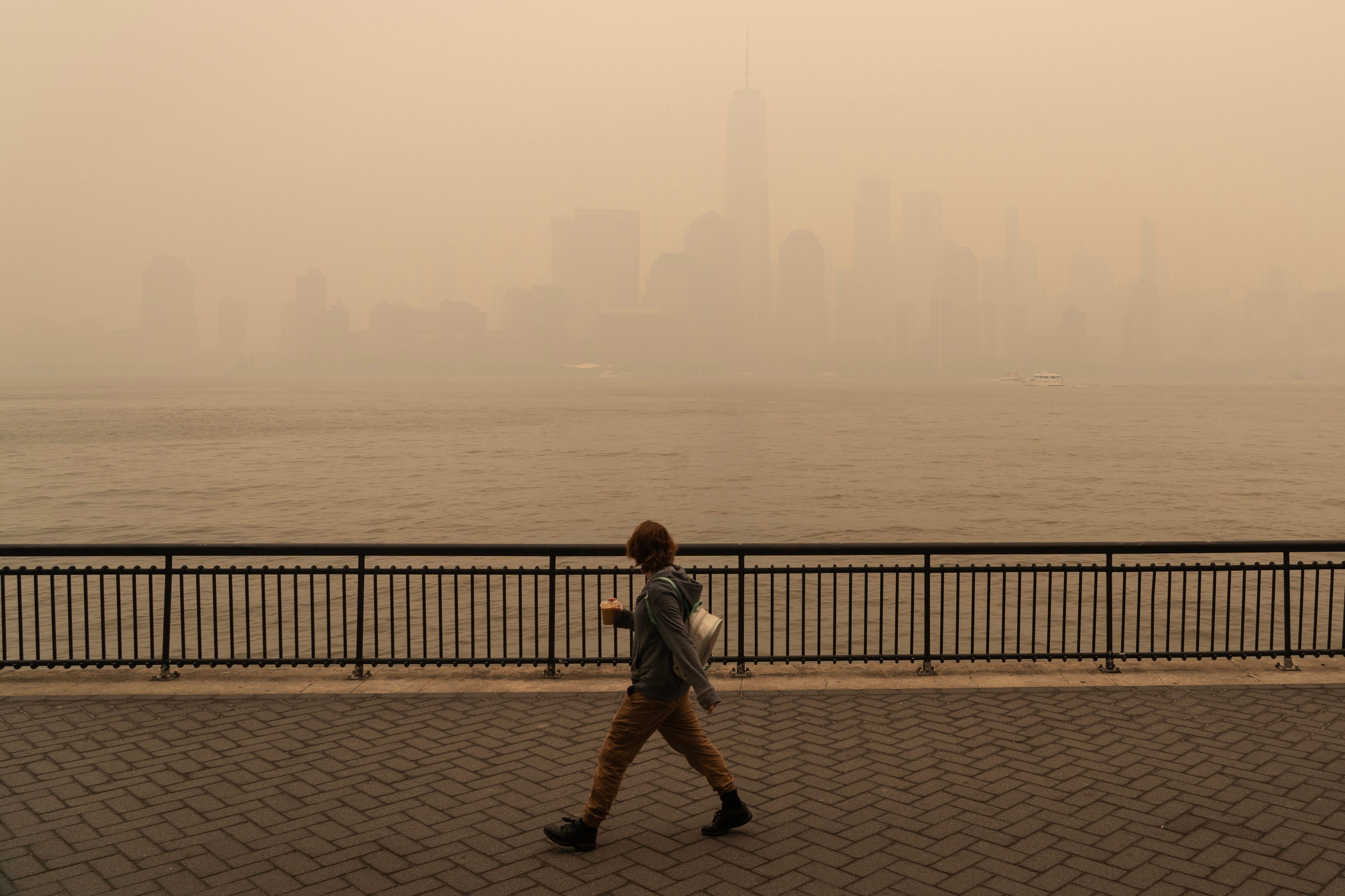 ⁣Canadian Wildfires Bring Historically Poor Air Quality to New York