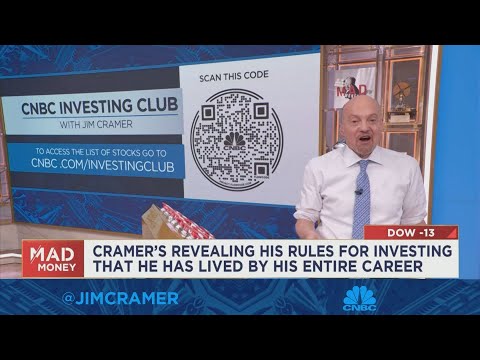 Jim Cramer reveals rules for investing he lives by