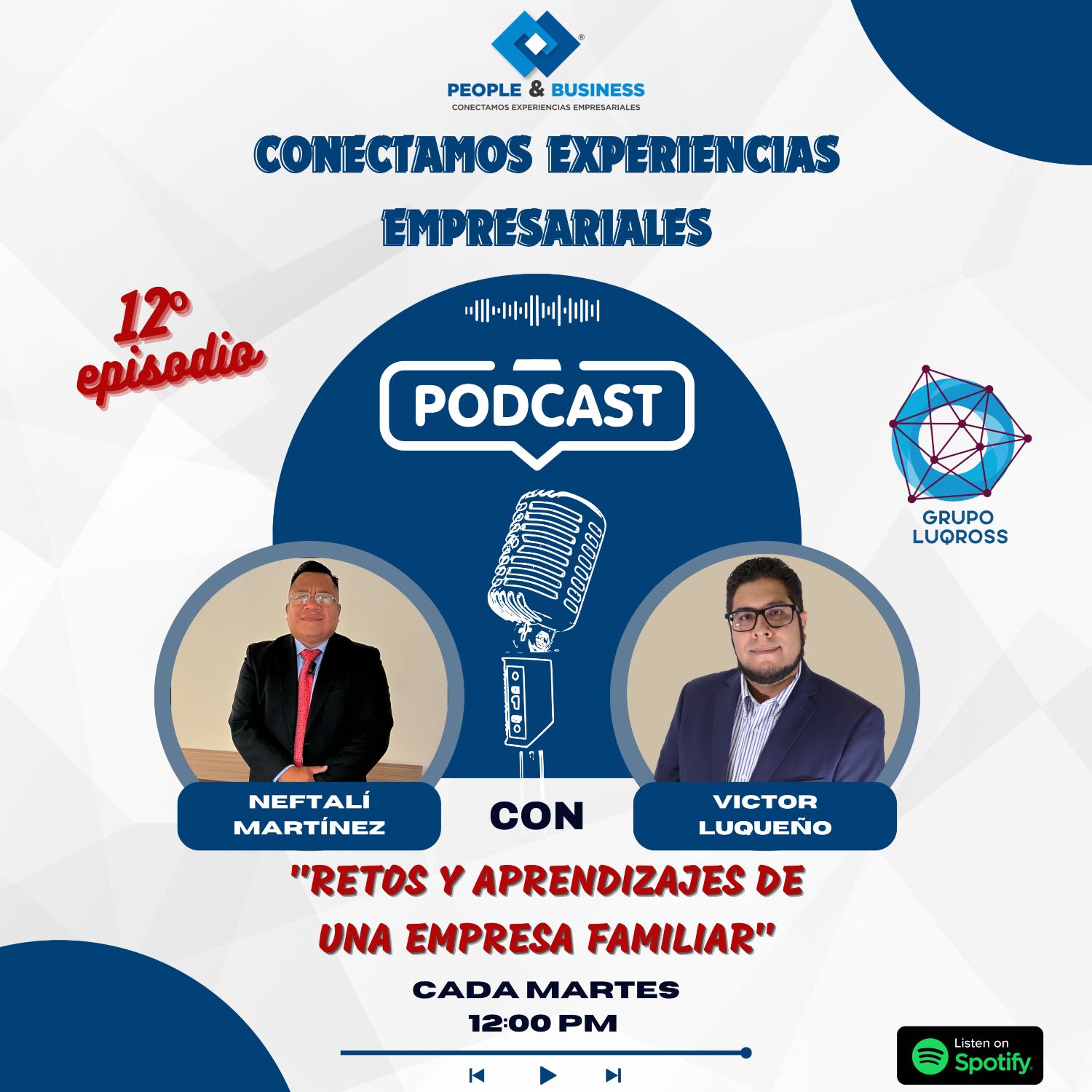 EP 12 - Retos y Aprendizajes de una empresa familiar | Victor Luqueño