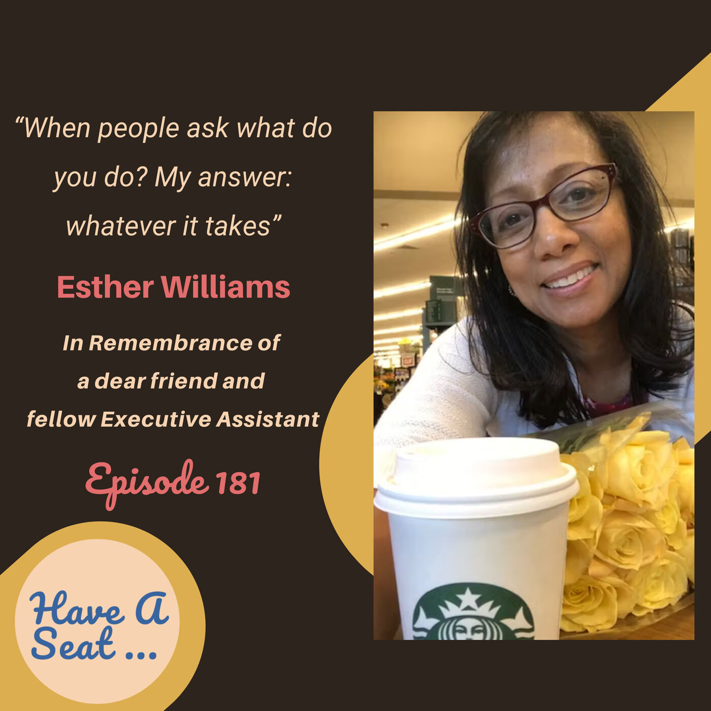 ⁣In Memoriam of A Phenomenal Executive Assistant, Esther Williams