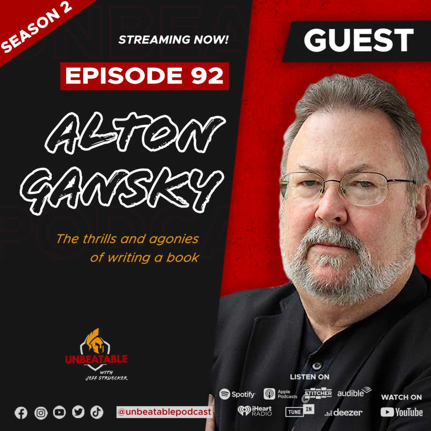 Ep. 92: Alton Gansky- The thrills and agonies of writing a book