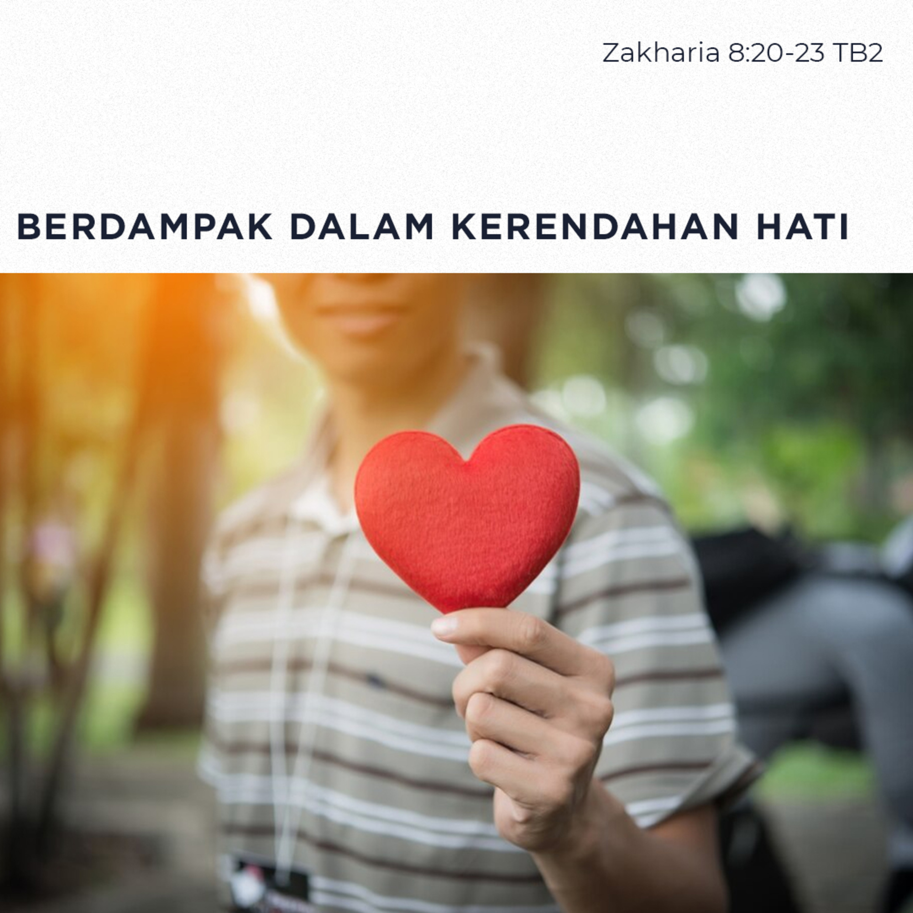 ⁣Daily Scripture Reading - Berdampak dalam Kerendahan Hati