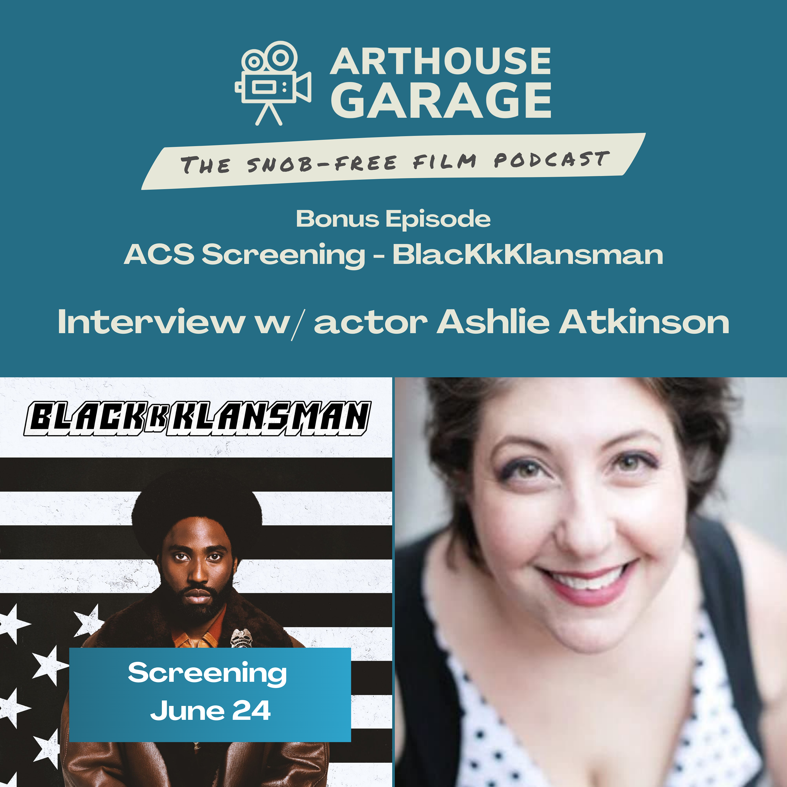 BONUS - Interview: BlacKkKlansman actor Ashlie Atkinson, ACS film screening