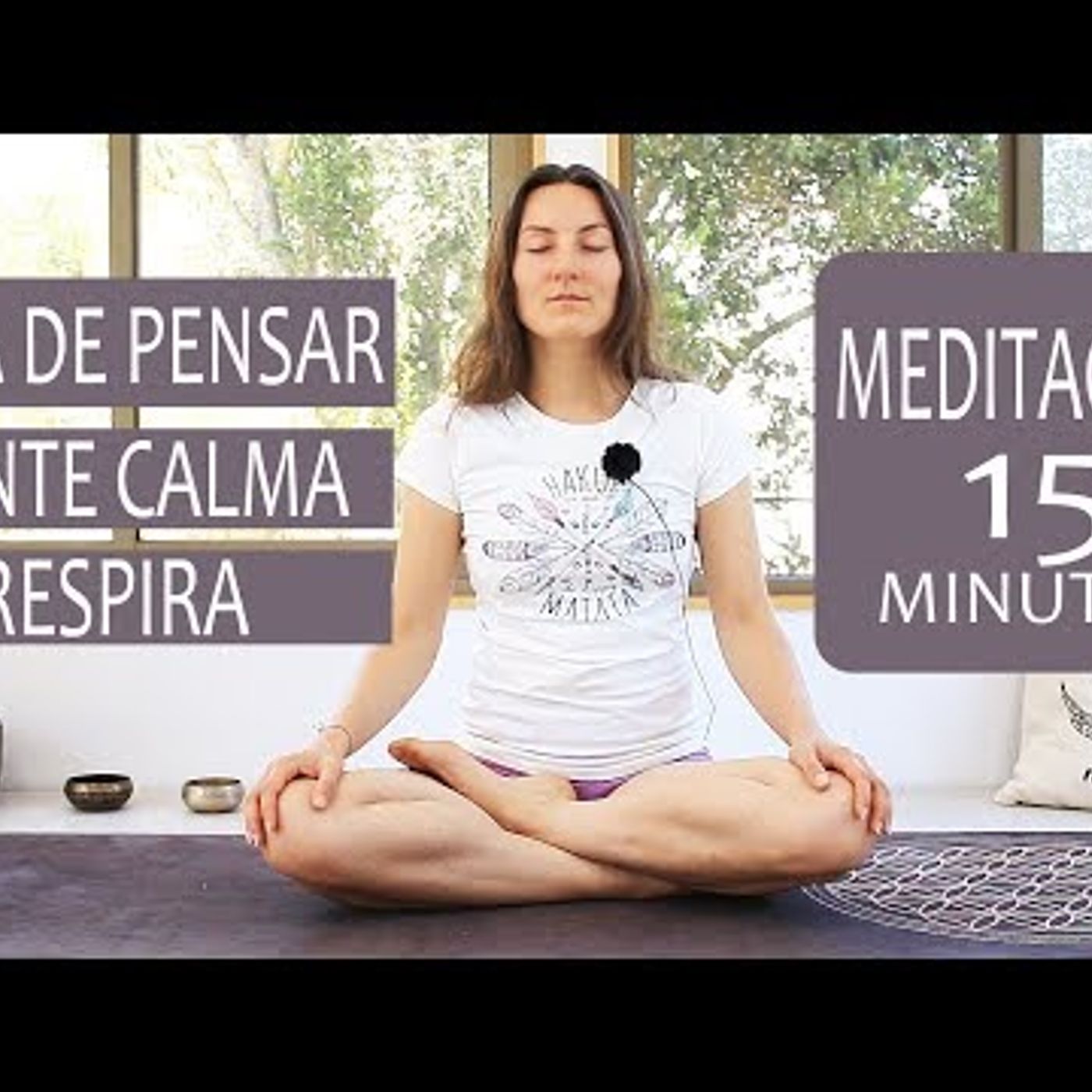 ⁣MEDITACION para DEJAR DE PENSAR, aliviar estres y ansiedad - guiada  MalovaElena