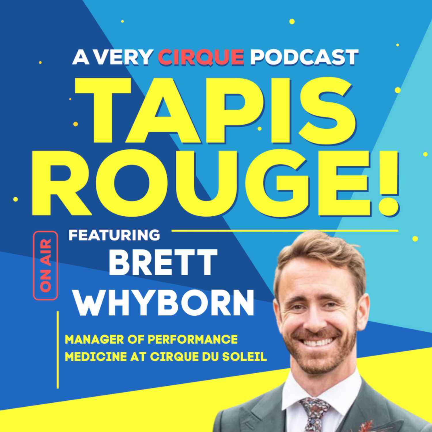 BRETT WHYBORN! Manager of Performance Medicine at Cirque du Soleil