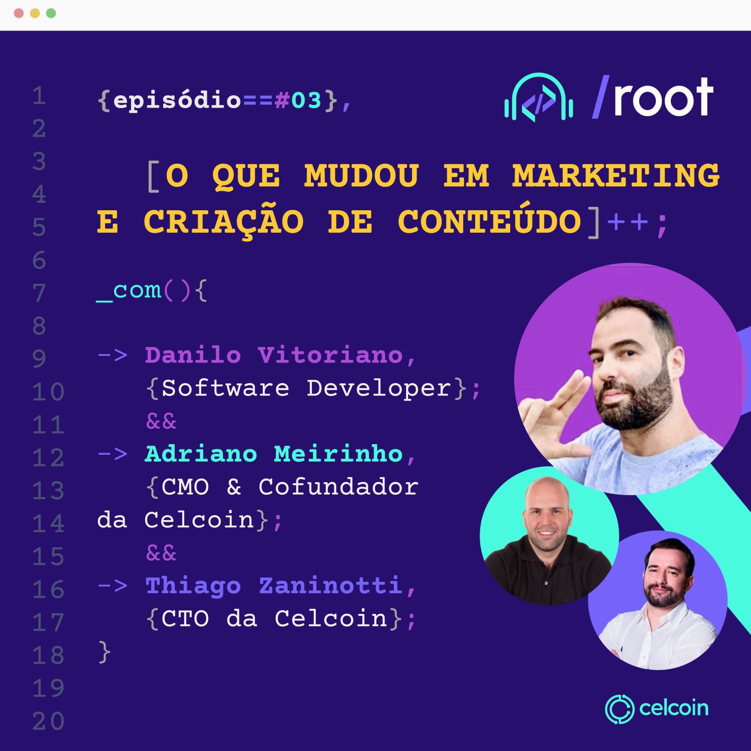 ⁣/root - O que mudou em Marketing e Criação de Conteúdo | Adriano Meirinho, Thiago Zaninotti e Danilo Vitoriano