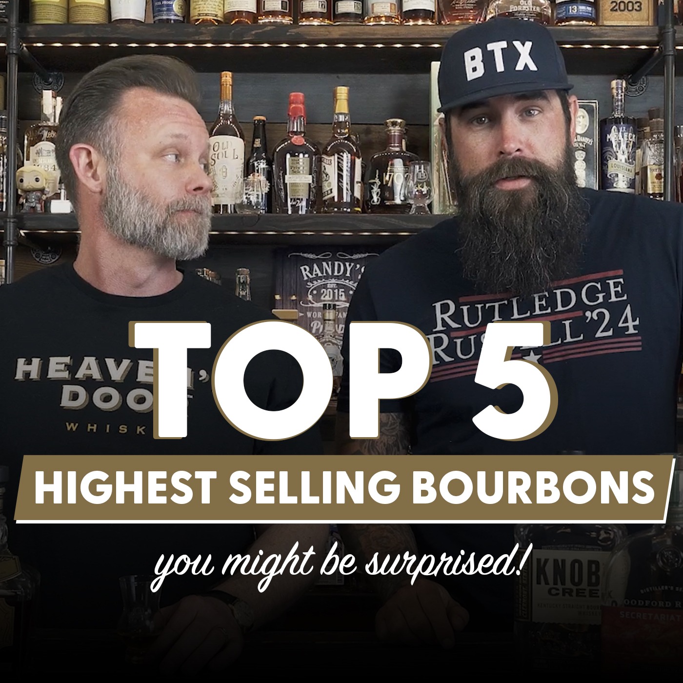 Top 5 Highest Selling Bourbons in 2022