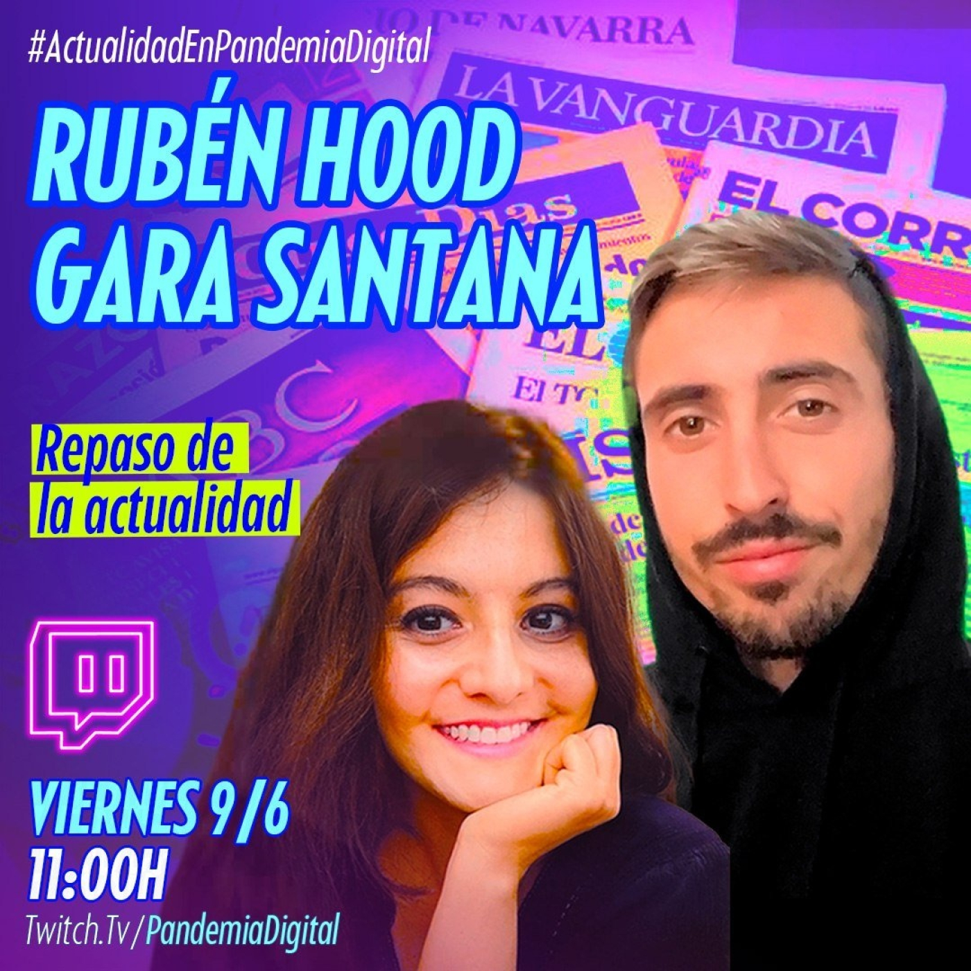 ⁣#ContraprogramaLaSexta con Gara Santana y Rubén Hood en el repaso de la actualidad semanal