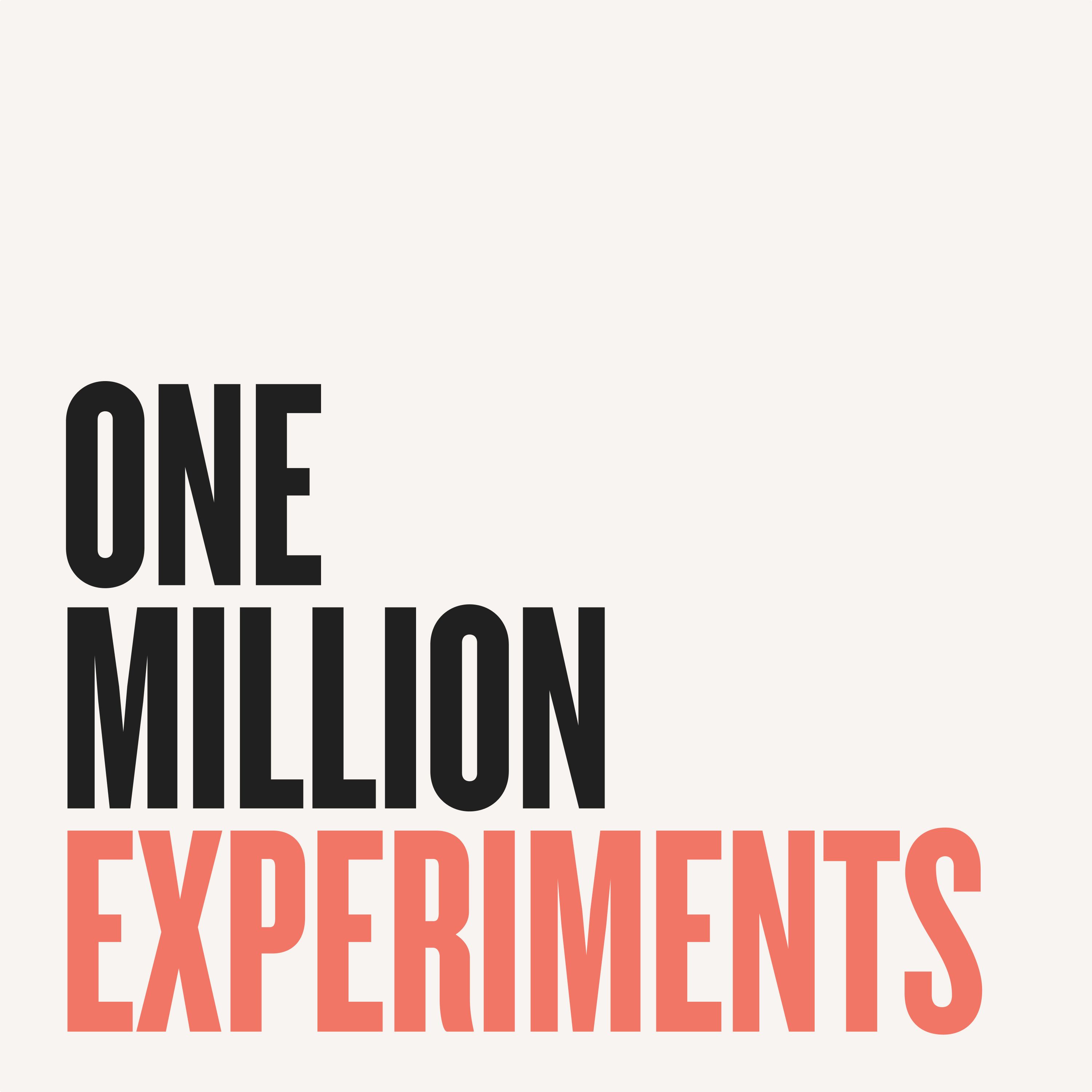 One Million Experiments 