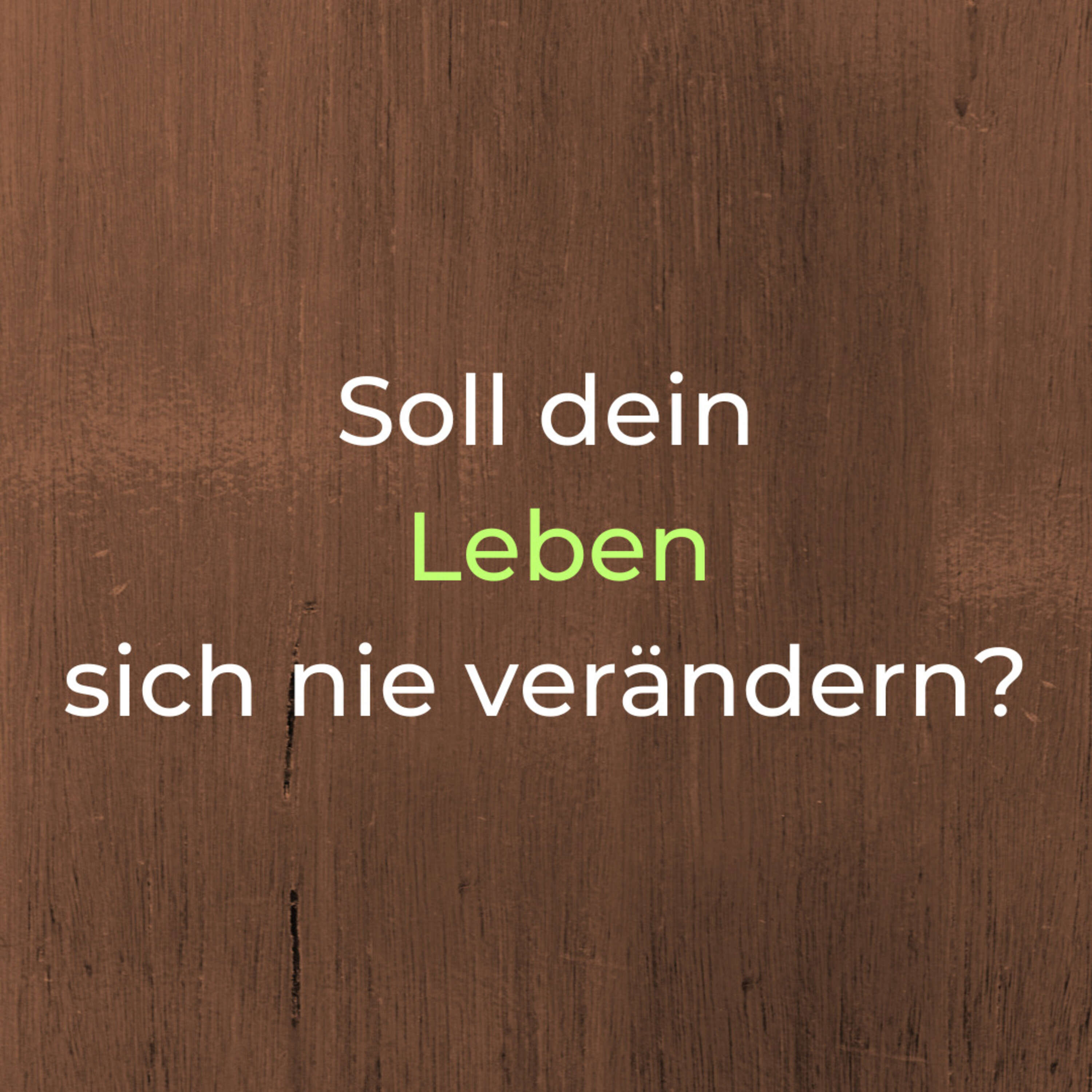 Bist du, so wie dein Leben abläuft zu 100% glücklich? Dann höre dir dies an.