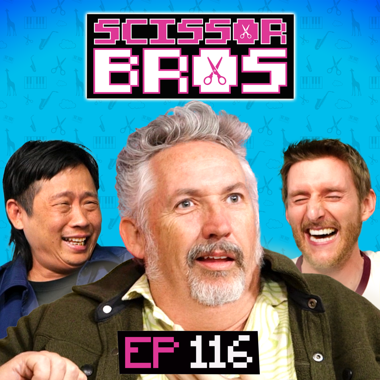 Harland Williams Punched a Giraffe | Scissor Bros w/ Steebee Weebee & Jeremiah Watkins | Ep 116