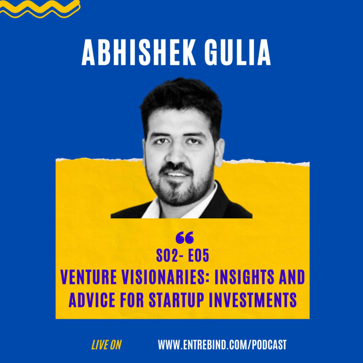 S02- E05 Venture Visionaries: Insights and Advice for Startup Investments | Abhishek Gulia