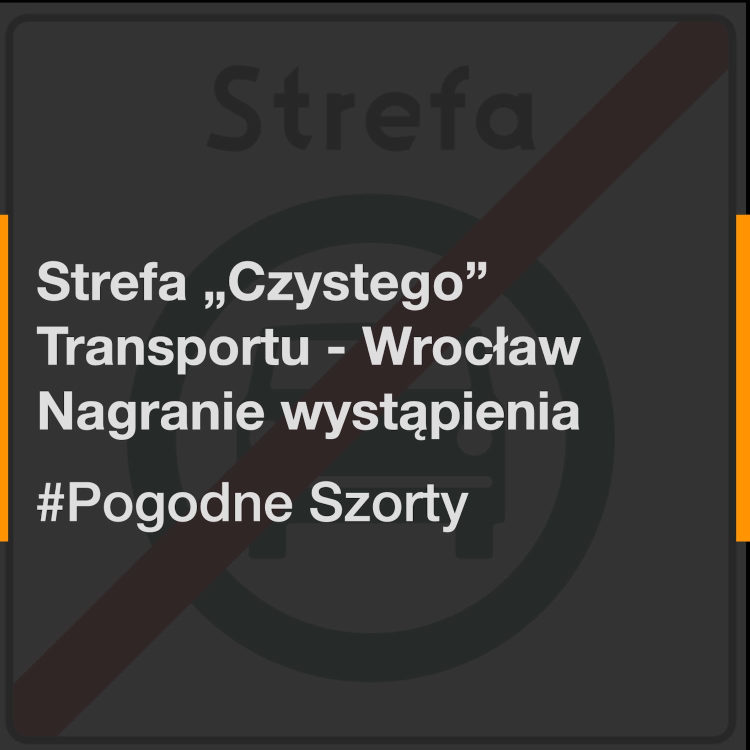 ⁣Pogodne Szorty: Strefa Czystego Transportu - wystąpienie