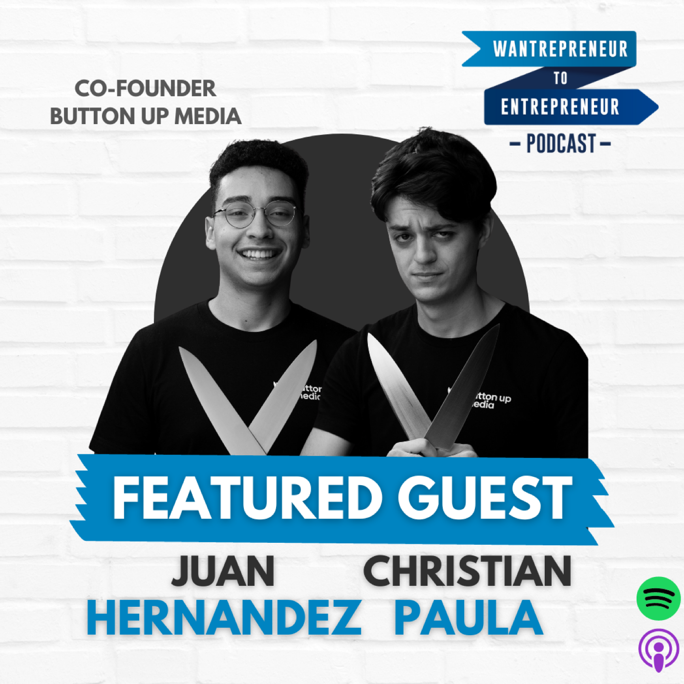 ⁣601: From hustling for free to CRUSHING the restaurant industry w/ Juan Hernandez & Christian Paula from Button Up Media