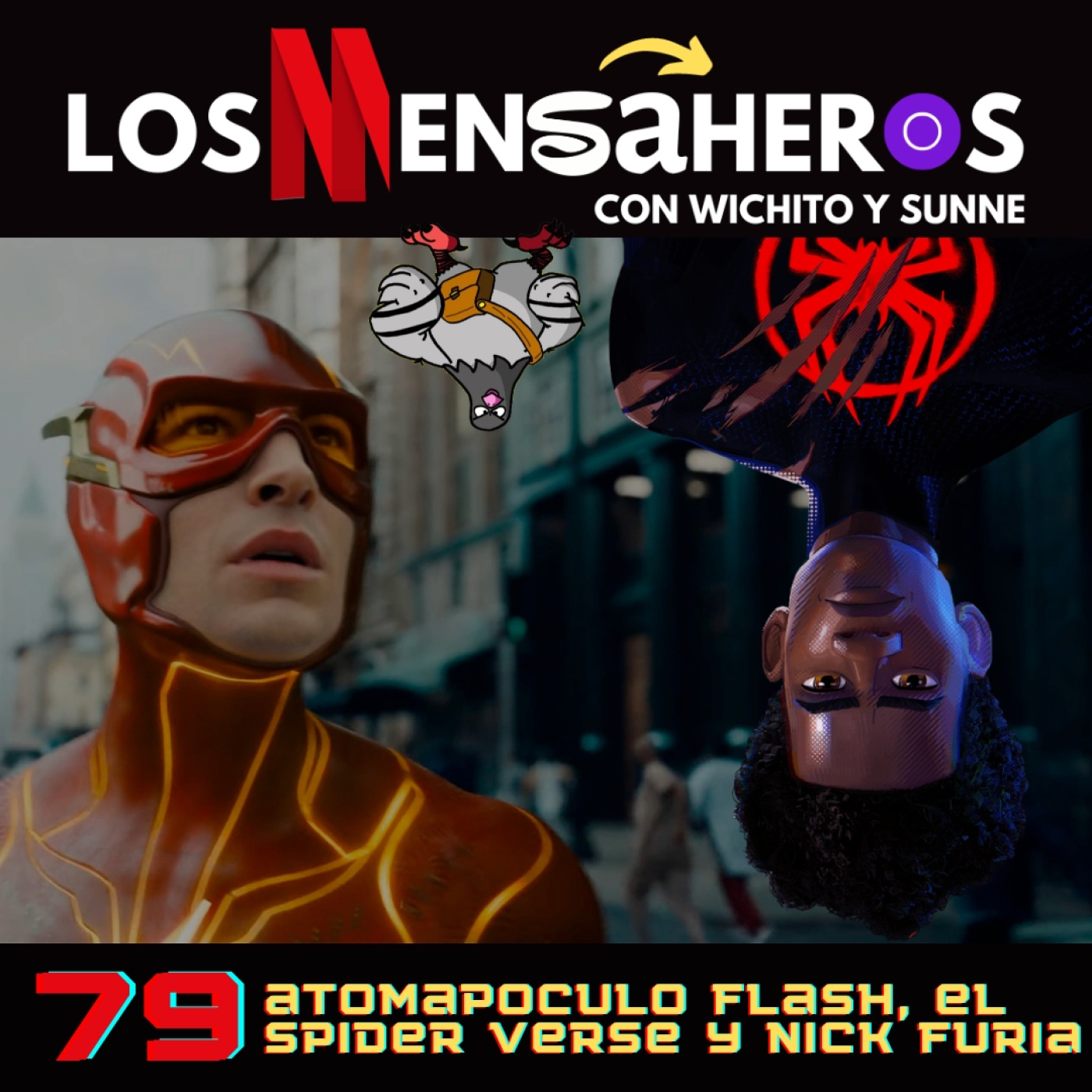 Atomapoculo Flash, el spider verse y Nick Furia