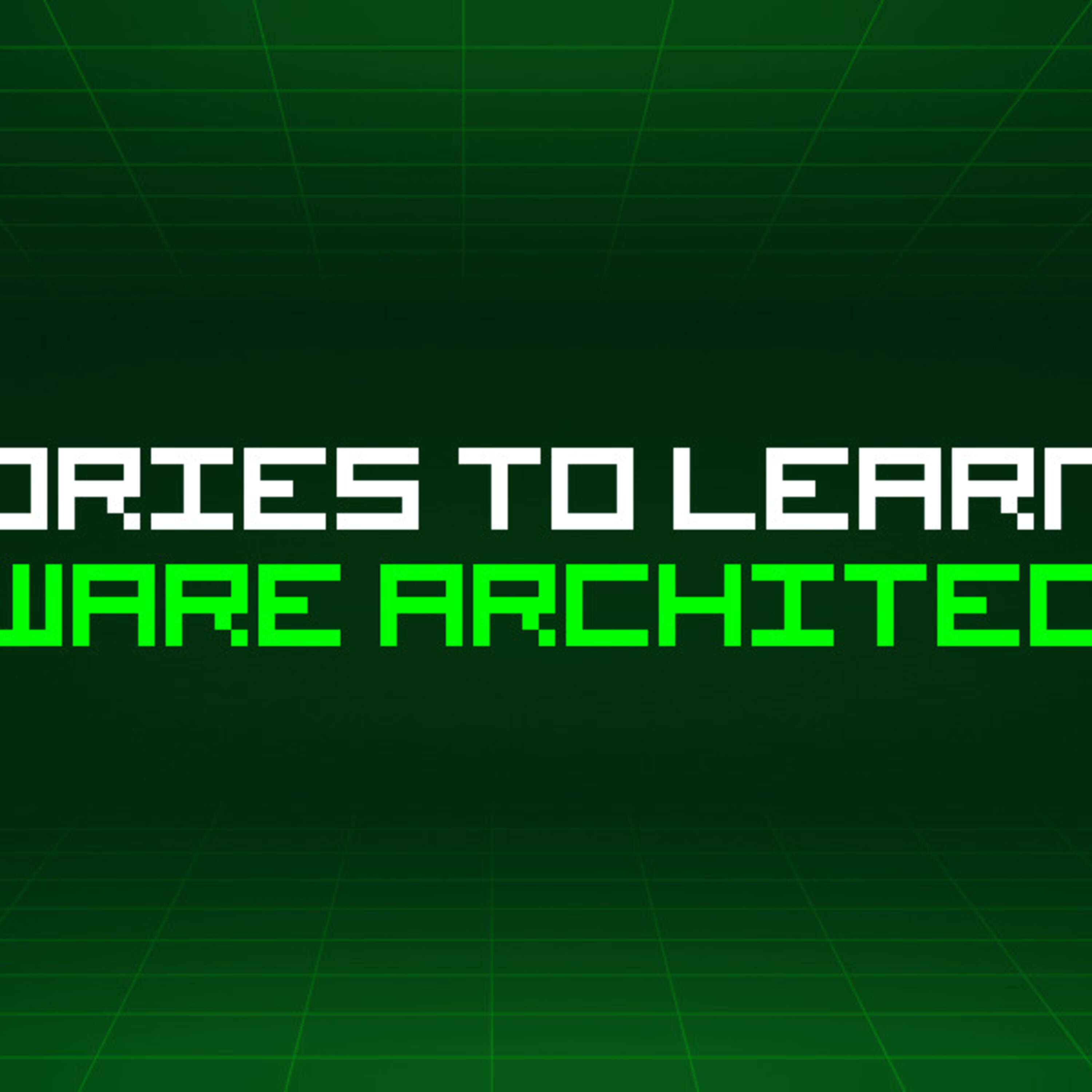 342 Stories To Learn About Software Architecture