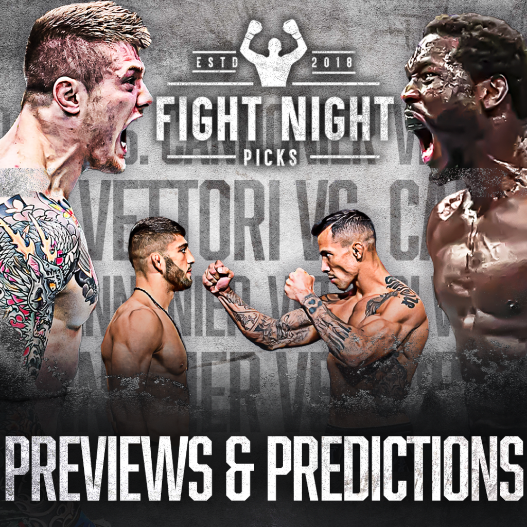 UFC Fight Night: Vettori vs. Cannonier Full Card Previews & Predictions