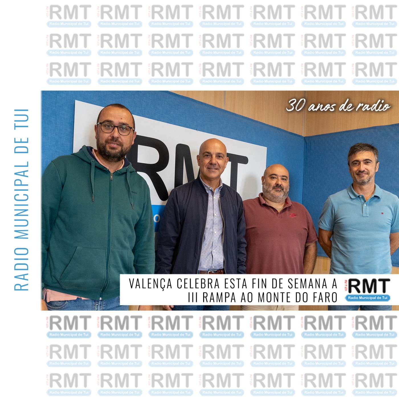 Ent. Arlindo Sousa, vereador Desporto Valença, Nuno Coimbra e Jorge Rodriguez, Viana Motor Club - Rampa Monte do Faro