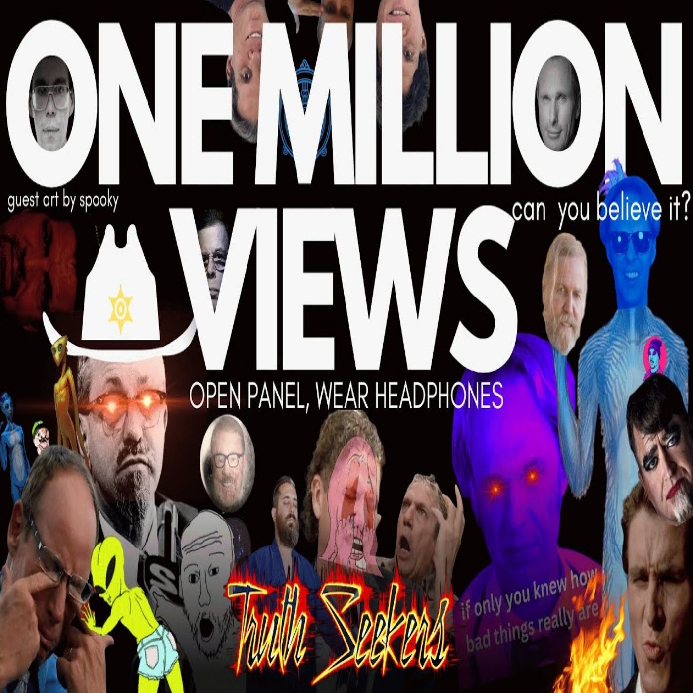 Truthseekers ONE MILLION VIEWS celebration. Open panel UFO DISCUSSION show!