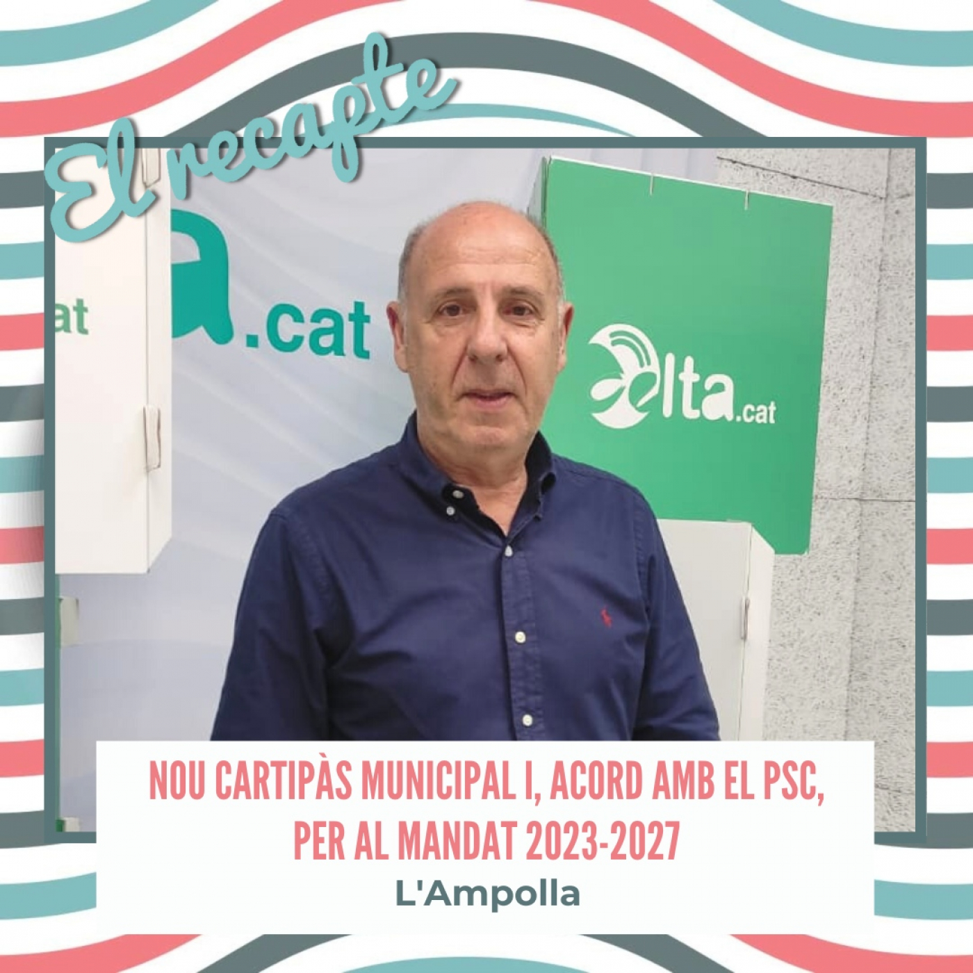 Nou cartipàs municipal i acord amb el PSC per al mandat 2023-2027 a l'Ampolla