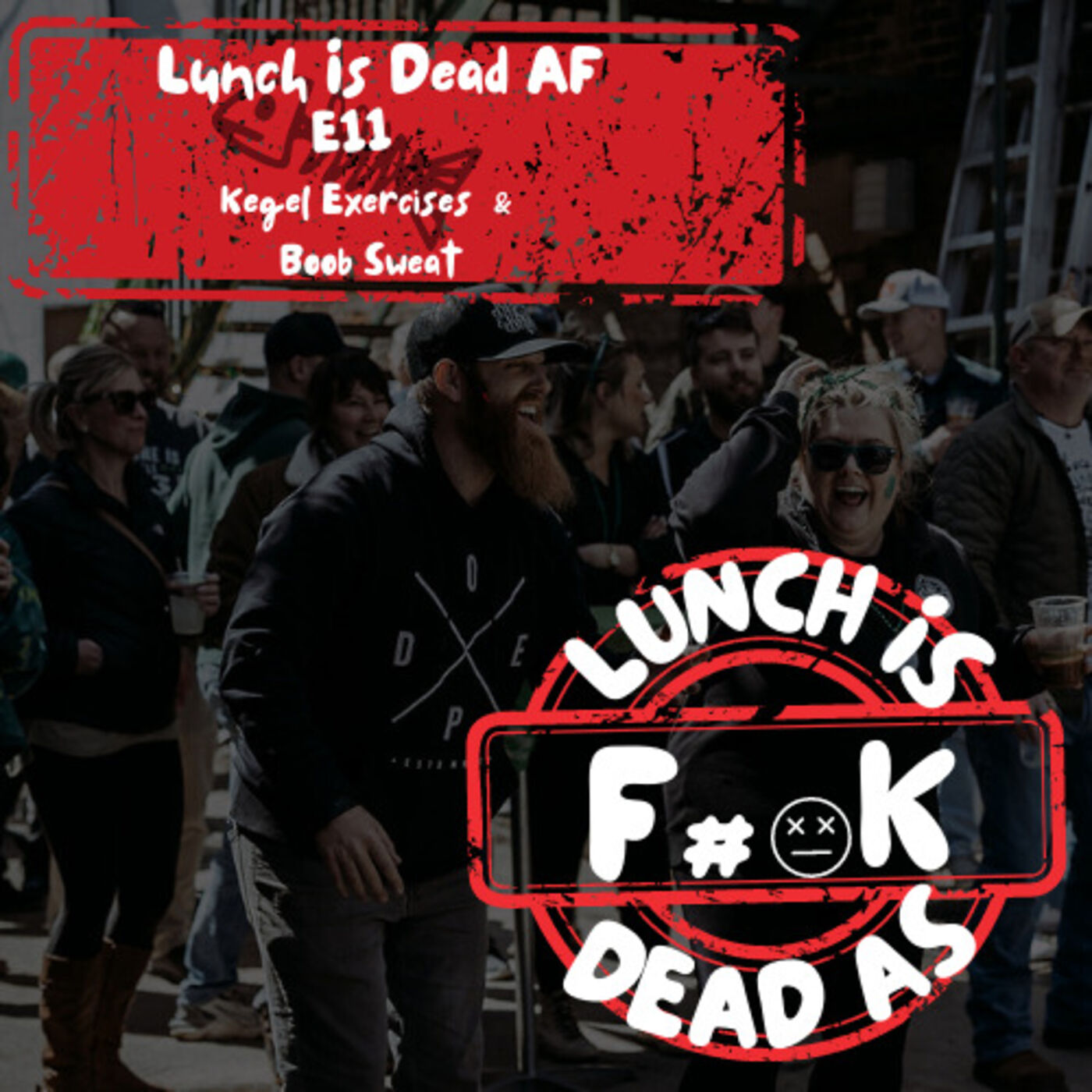 ⁣Lunch is Dead AF-Kegel Exercises and Boob Sweat