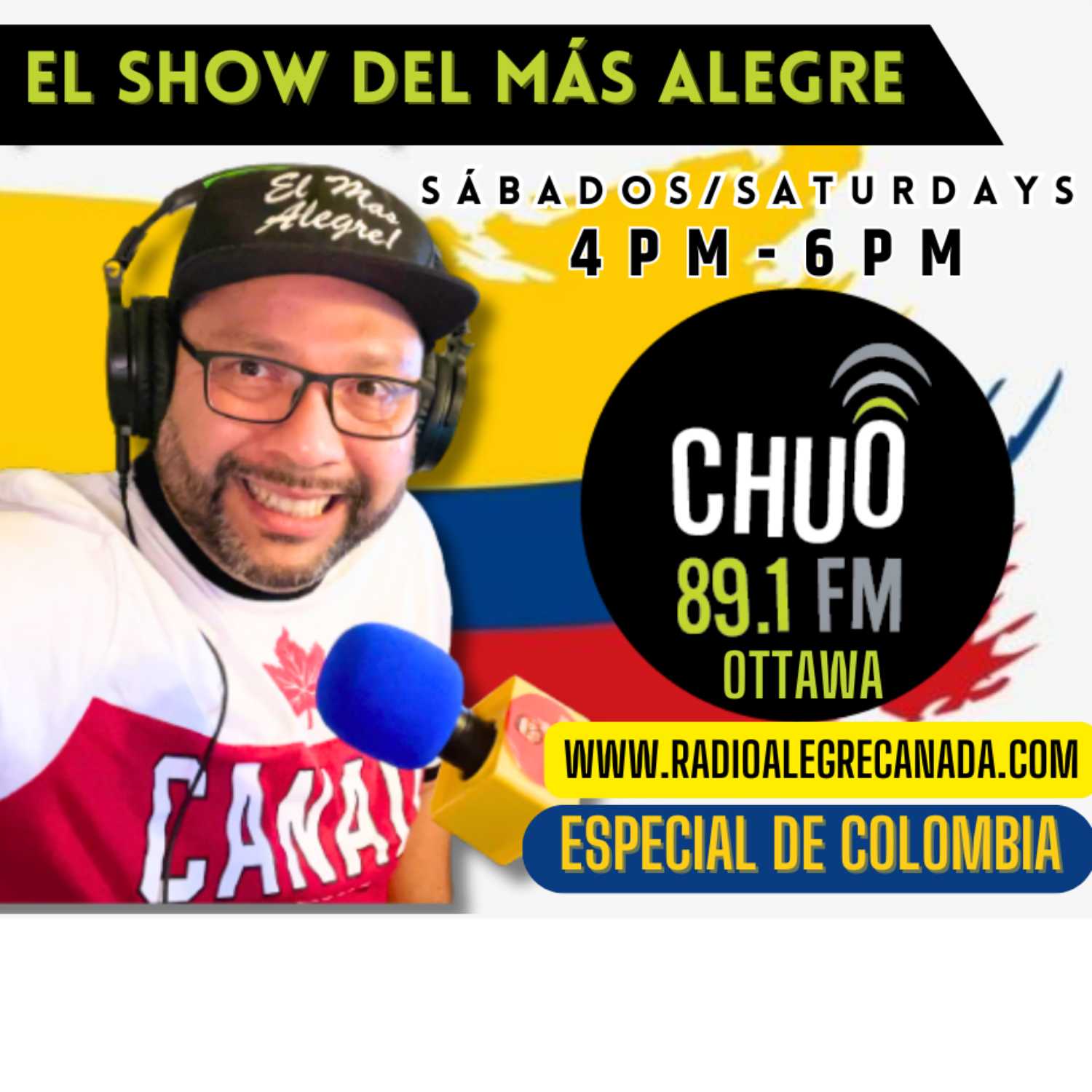 El Show del Mas Alegre Julio 22 2023 Homenaje a Colombia