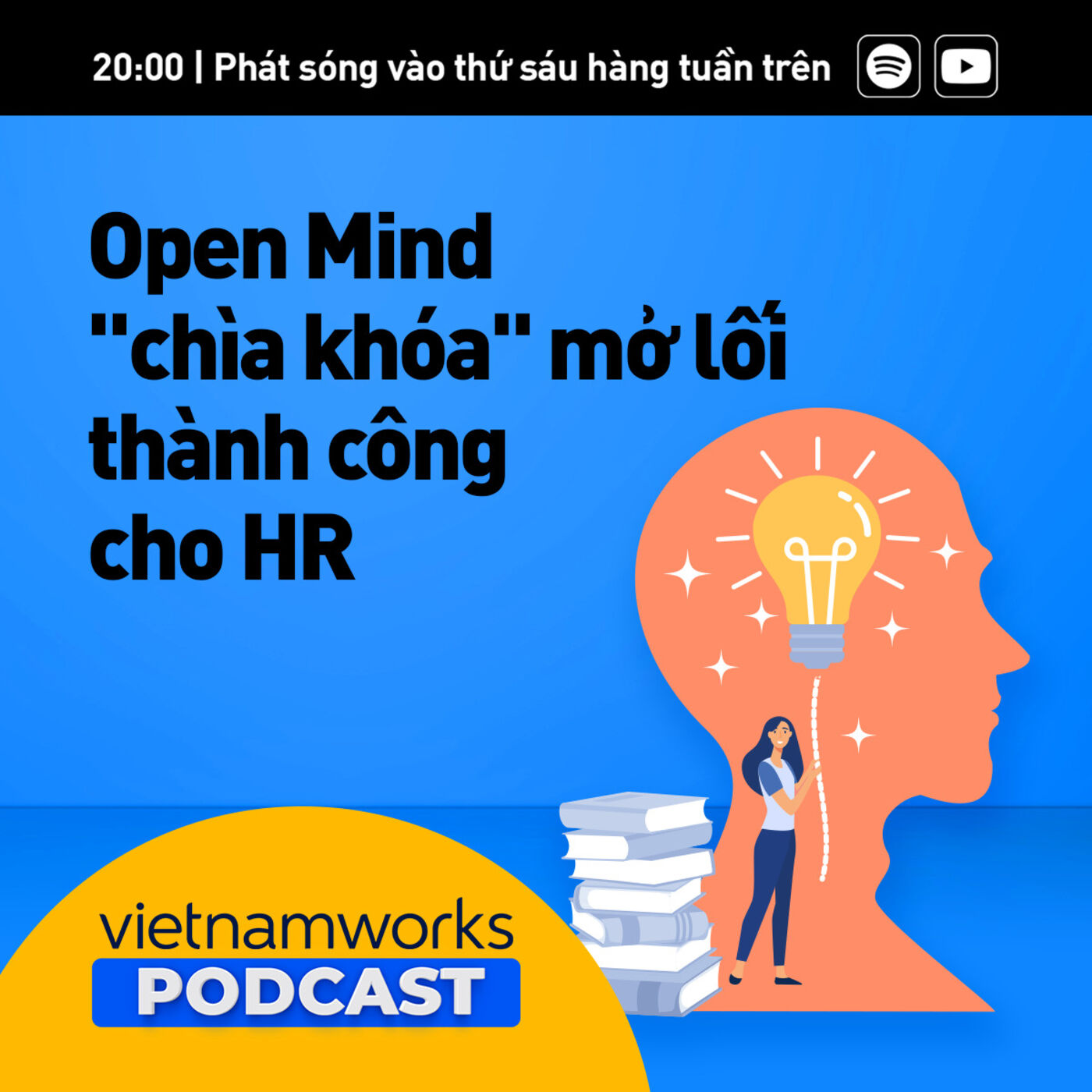 VietnamWorks Podcast: Open Mind - "chìa khóa" mở lối thành công cho HR