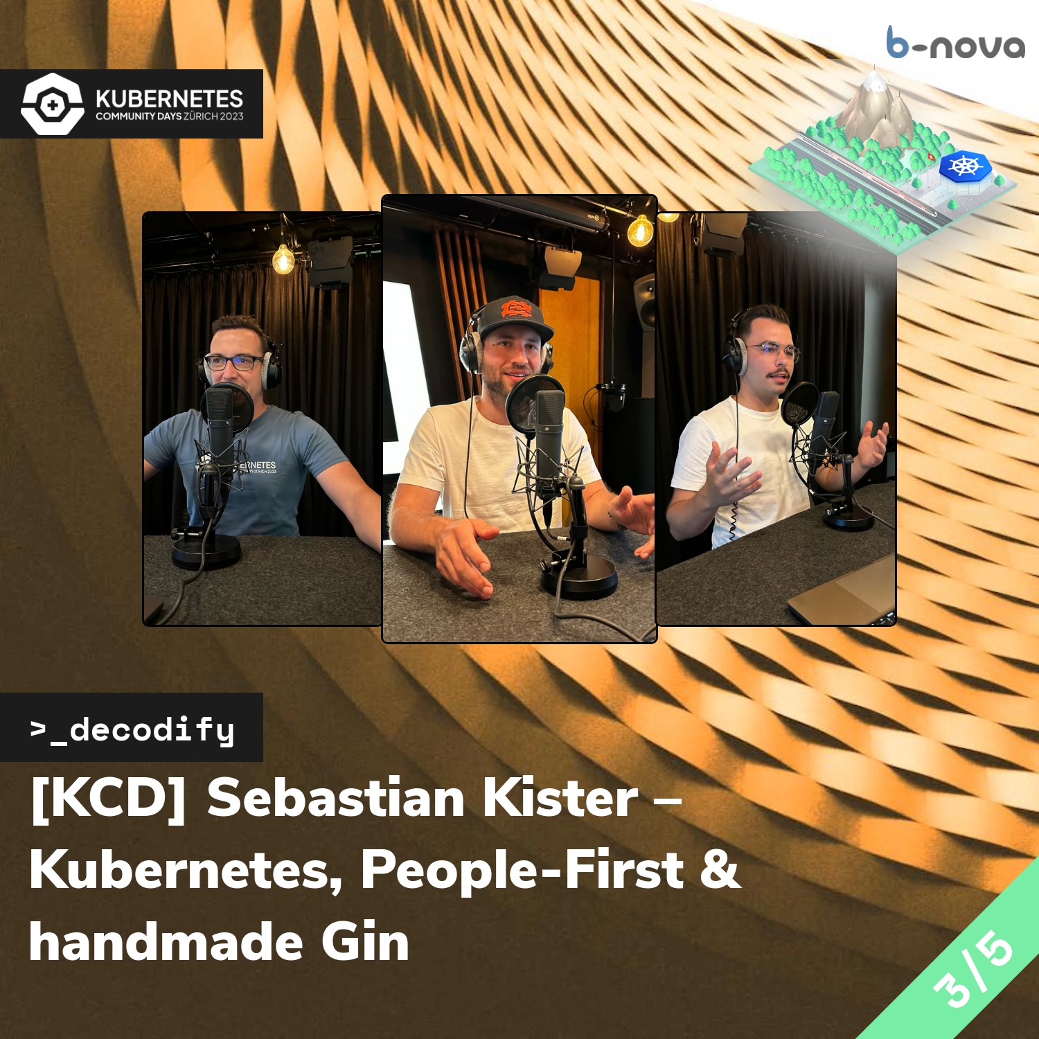 [KCD] Sebastian Kister – Kubernetes, People-First & hand-made Gin