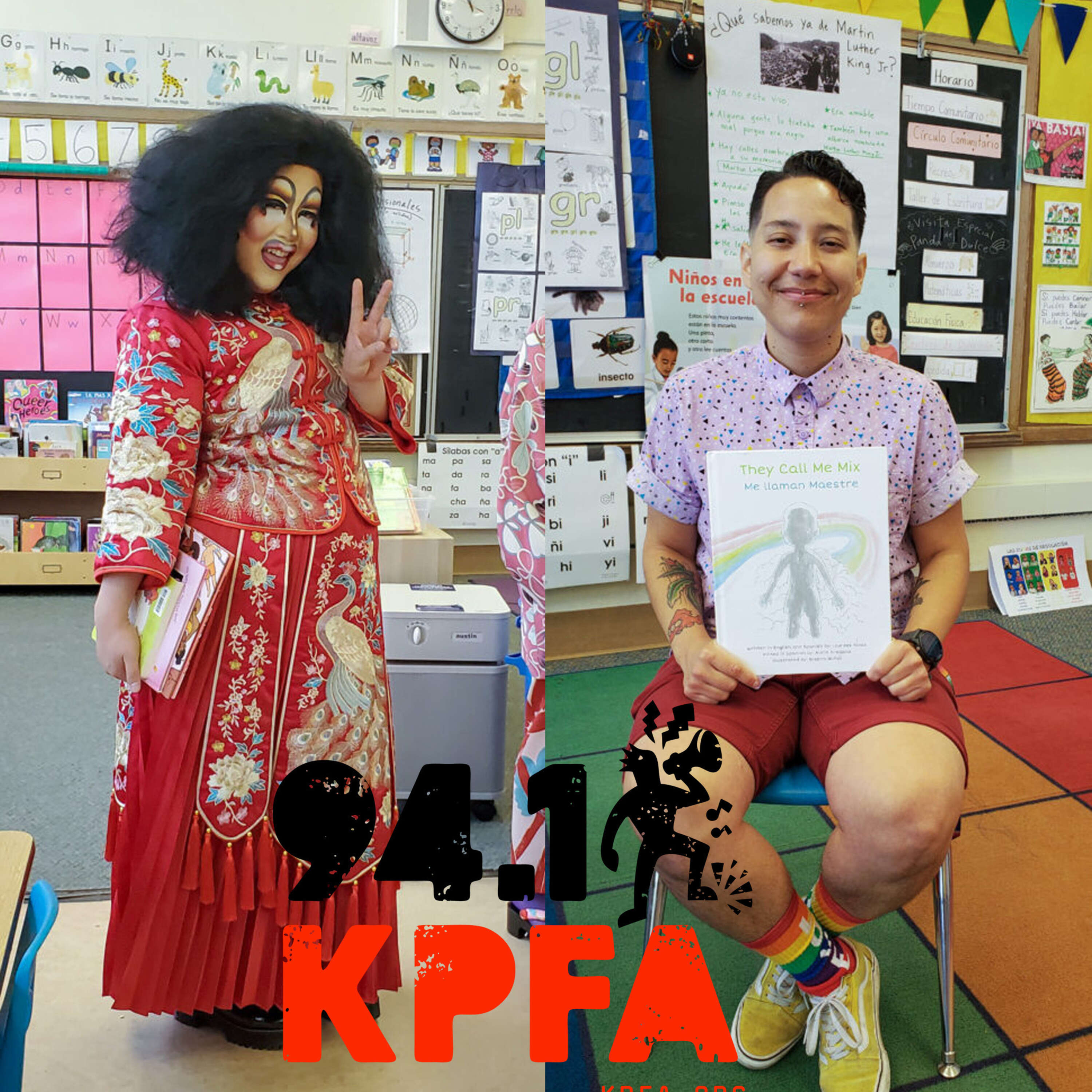 KPFA Radio Presents Drag Storytime Episode 2 - Panda Dulce & Teacher/Author Lourdes Rivas