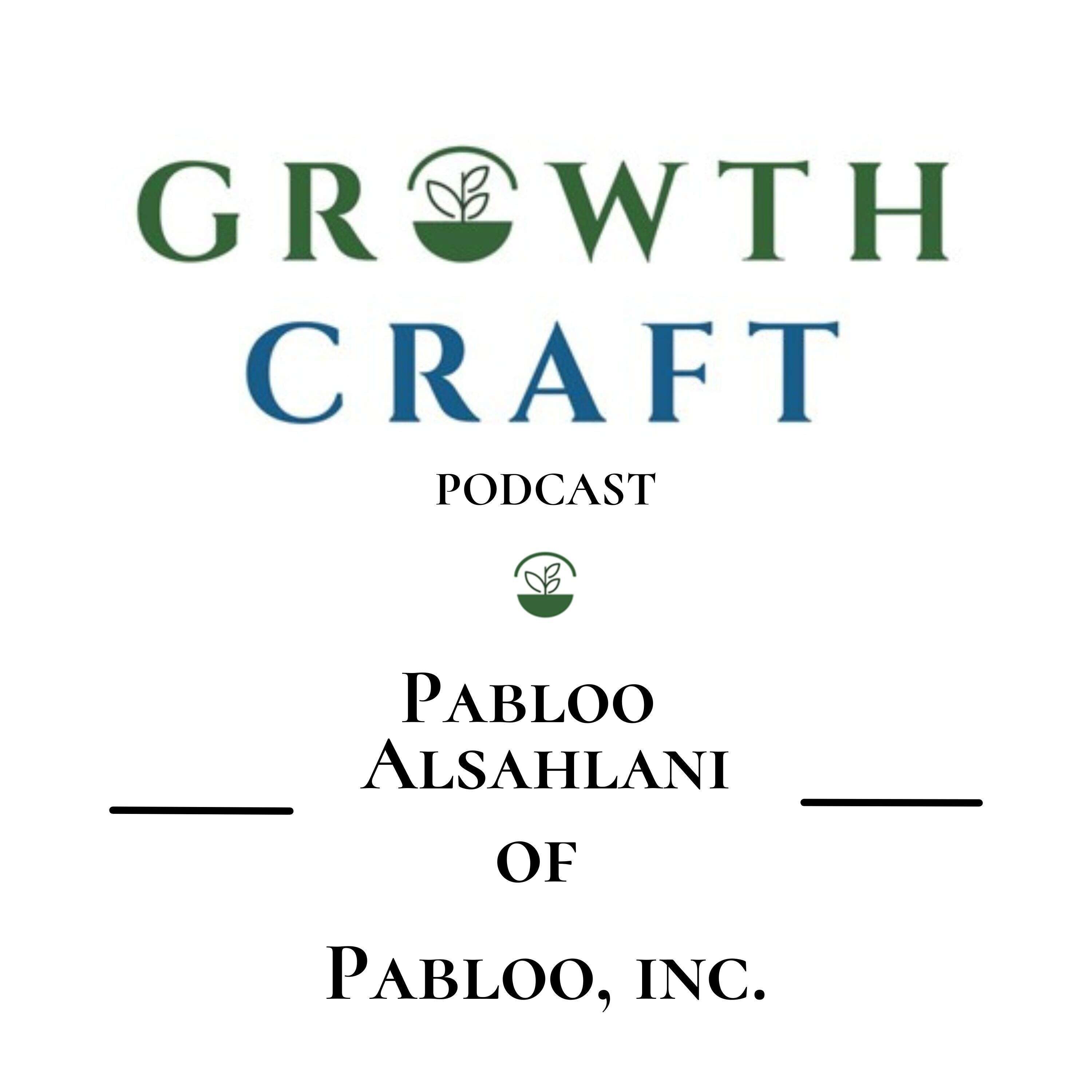 GrowthCraft StartUp Community - Episode #2 - Pabloo, Founder of Pabloo.com