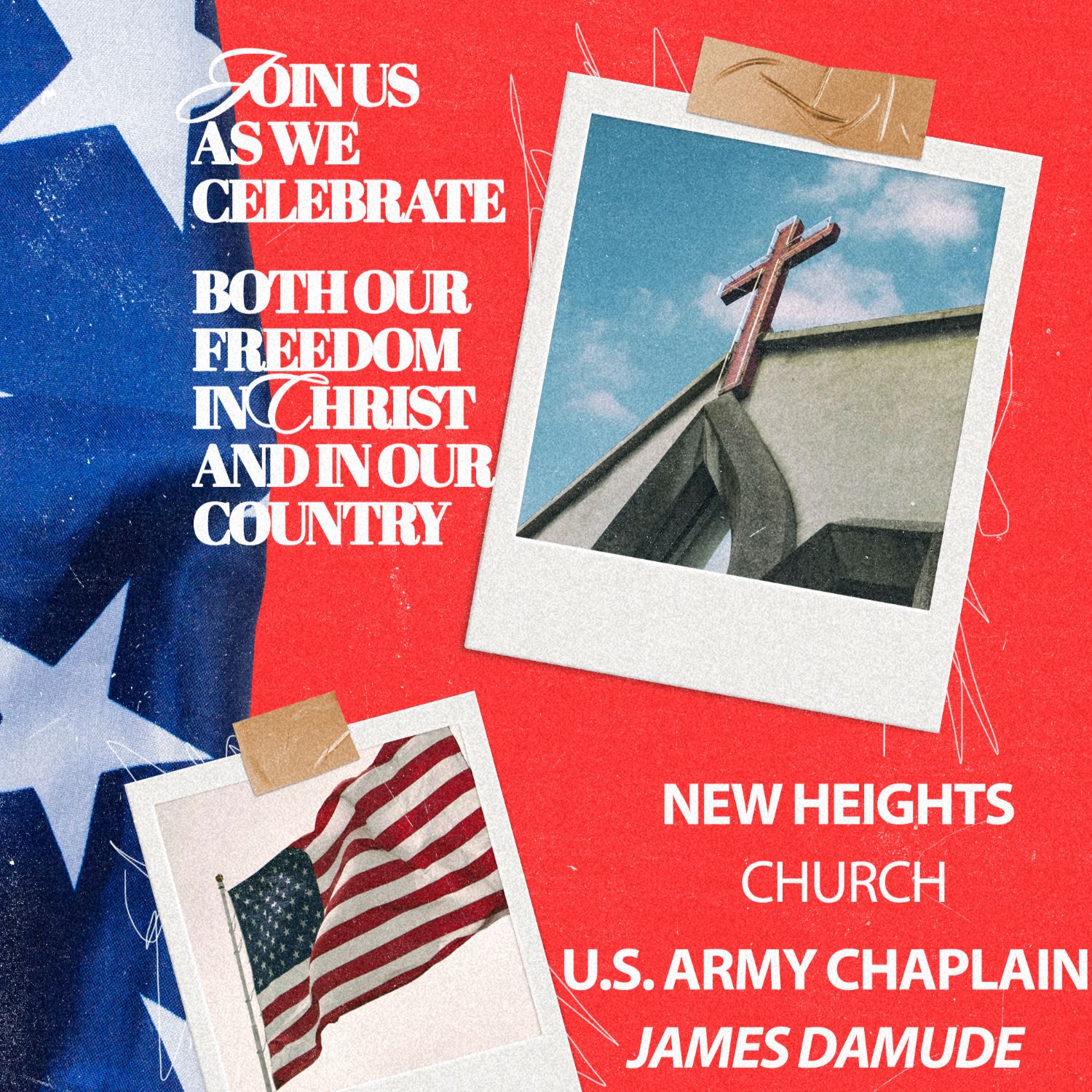 July 4th Special Guest, U.S. Army Chaplain James Damude. 